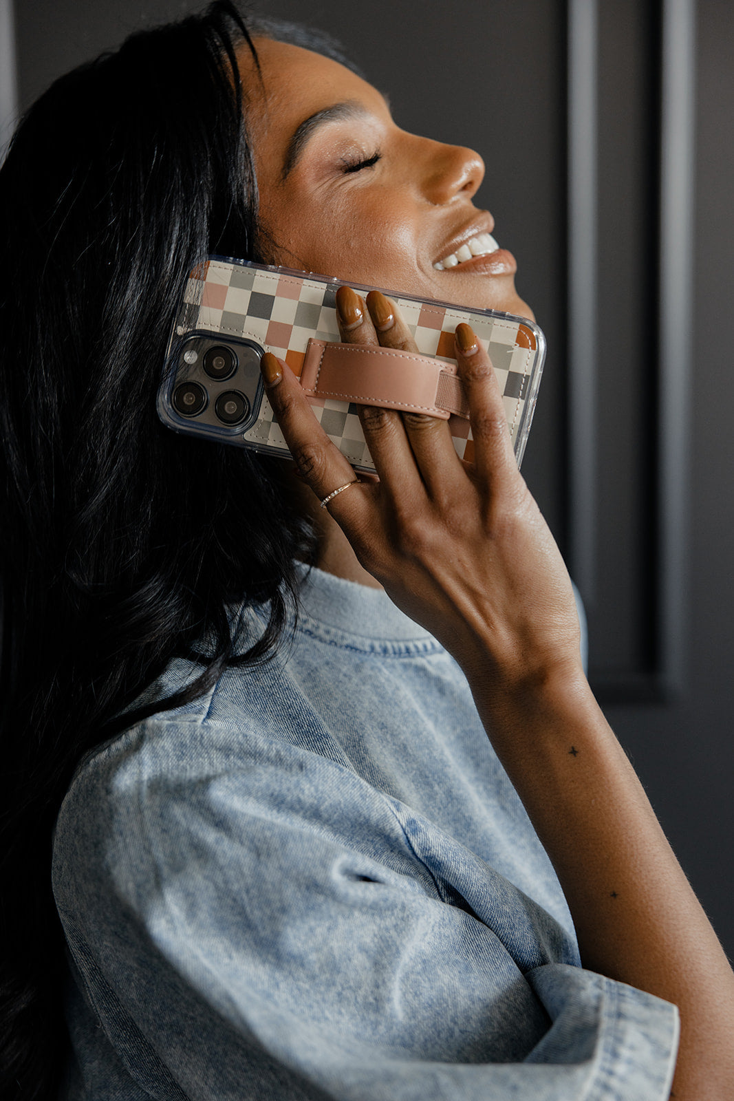Coastal Check Walli-Lite Case Walli Cases