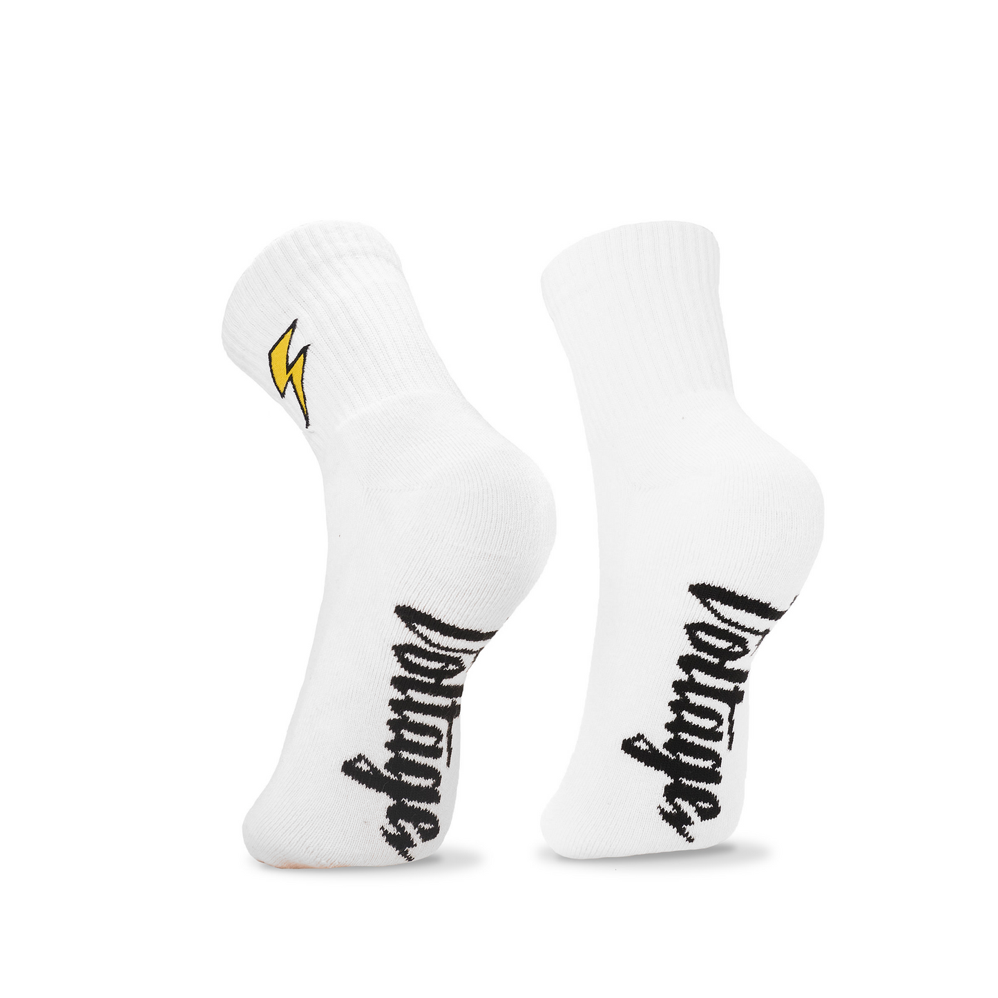 Bolt/Flower Lucky Cotton Quarter Socks VOLTAGE LTD