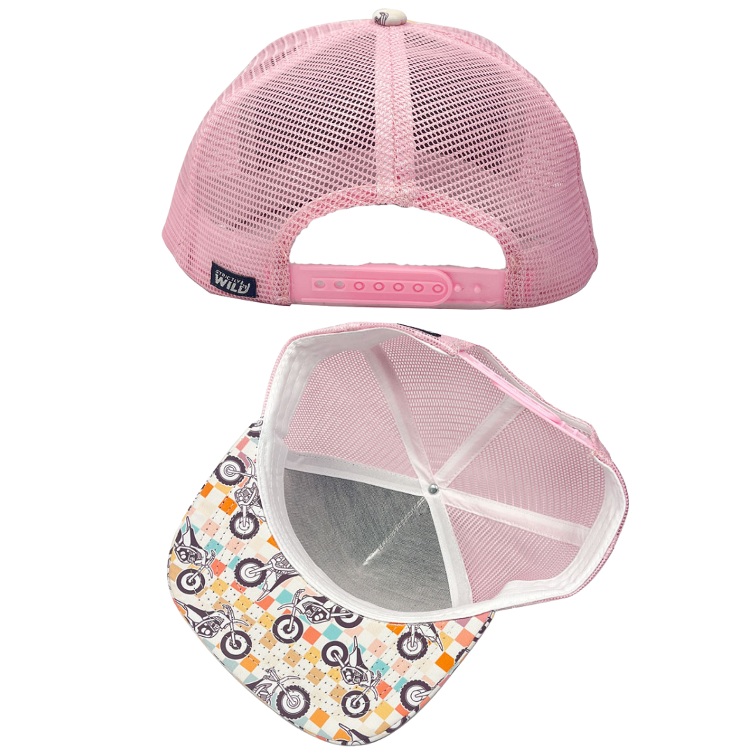 Checkered Chick Snapback Strictly Wild