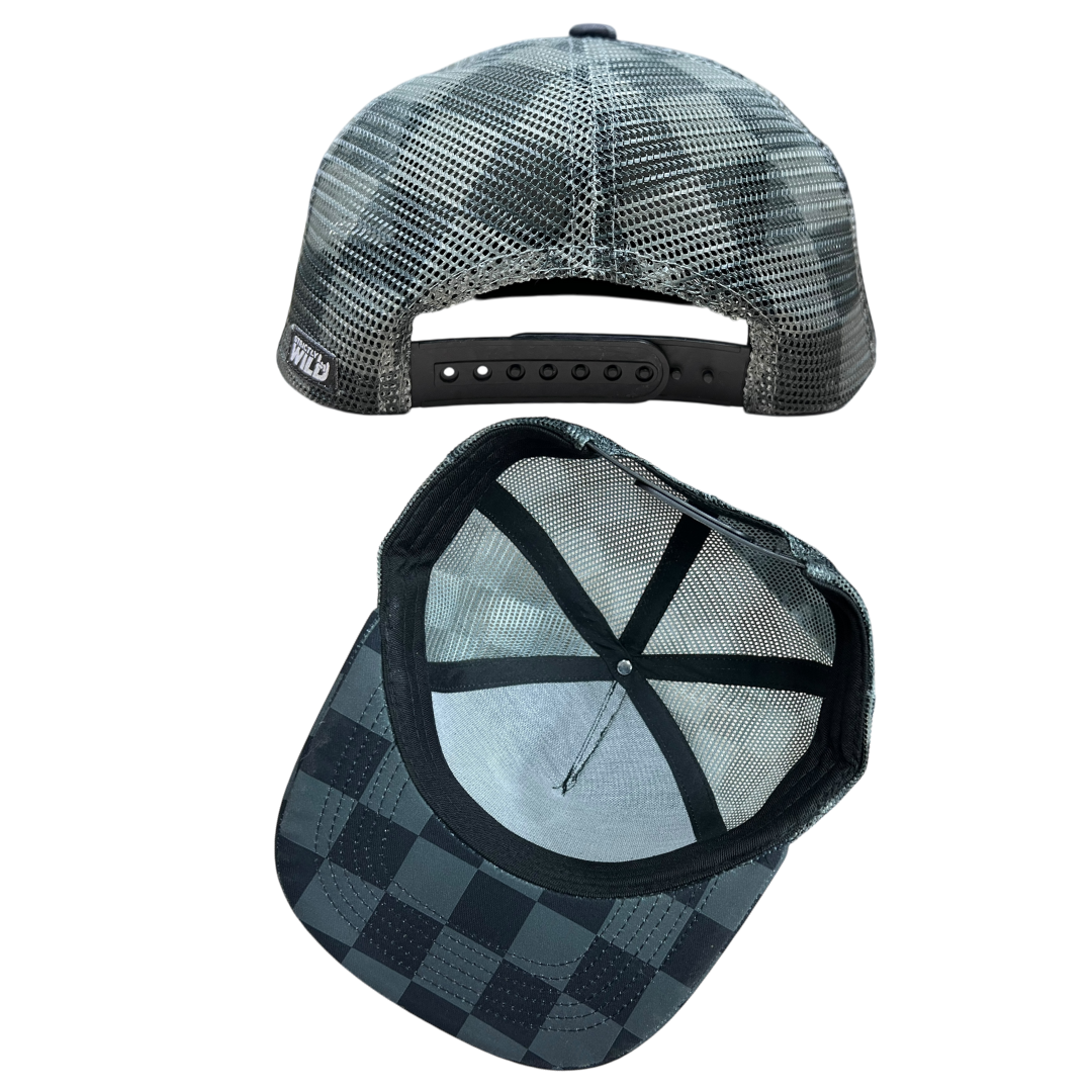 Stealth Checker Snapback Strictly Wild