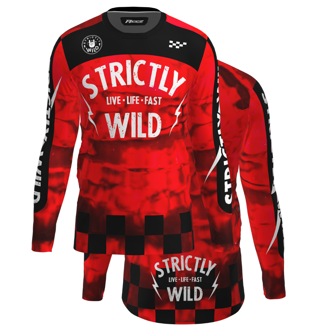 Red Racer Jersey Strictly Wild