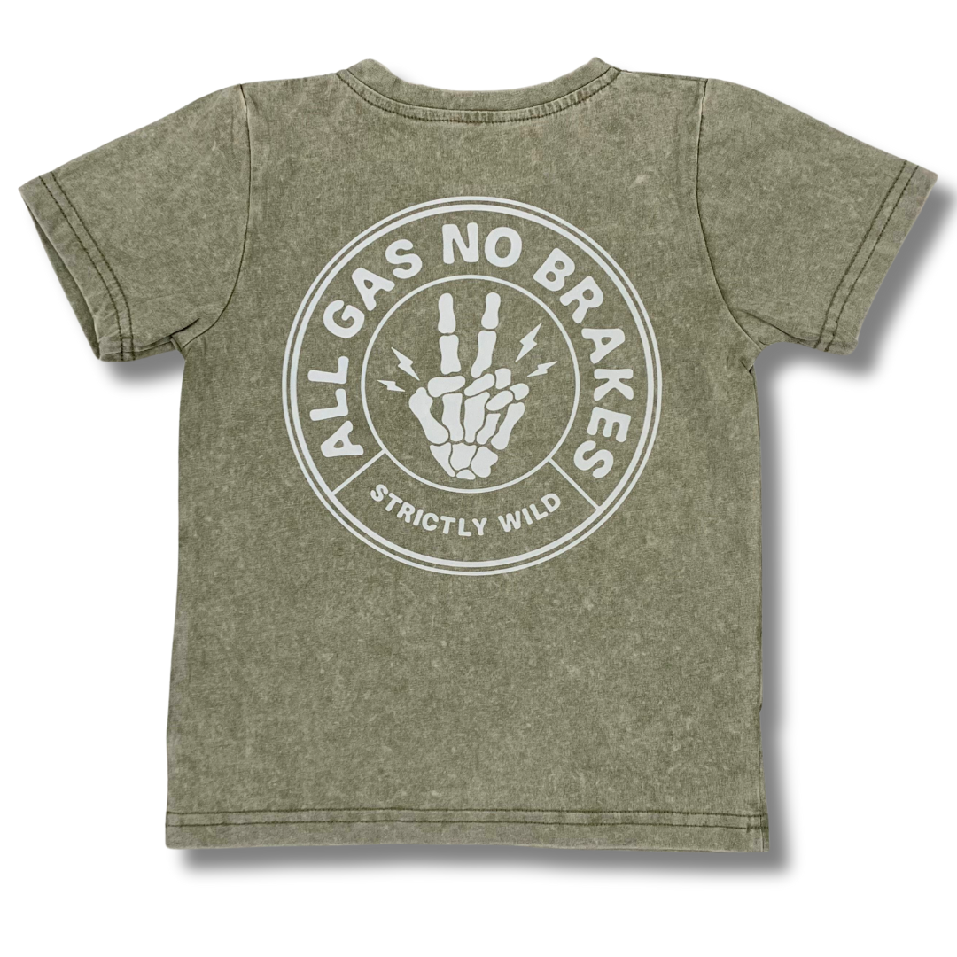 All Gas No Brakes T-Shirt Strictly Wild