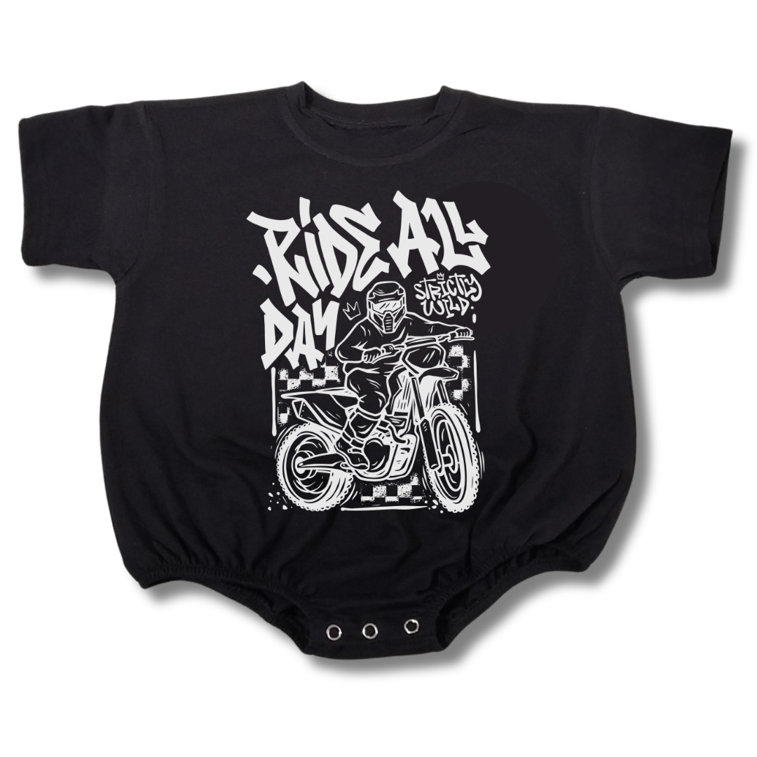 Ride All Day T-Shirt Romper Strictly Wild