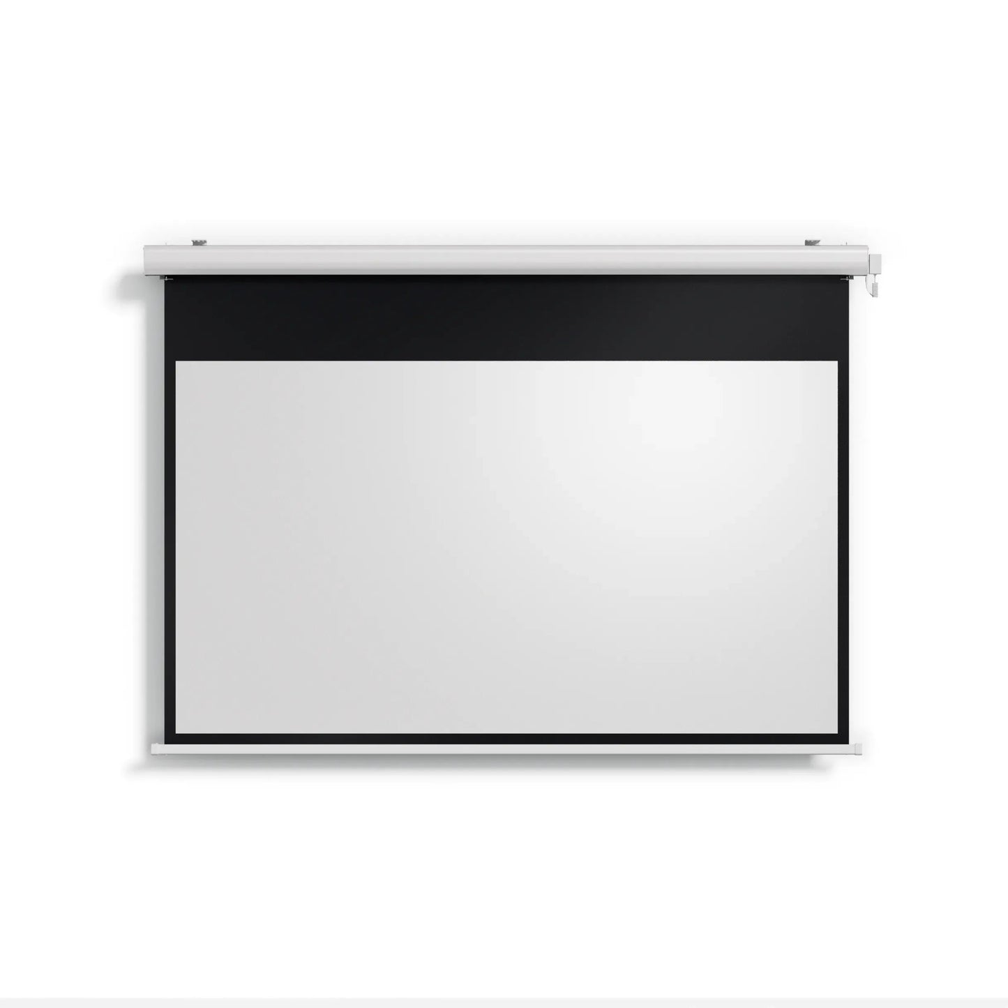 Valerion Backyard Weather Proof Motorized Drop Down Matte White Screen Valerion