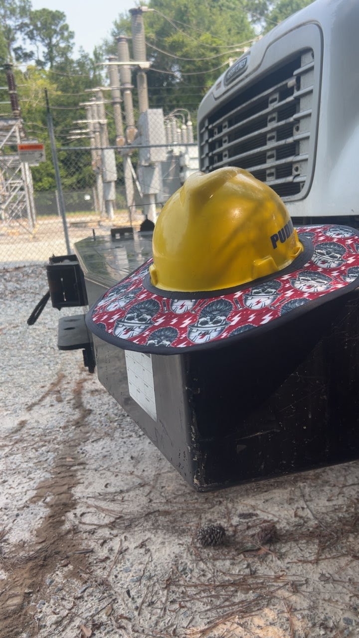 The Hoss - Hard Hat Sun Shade Visor - Rustic Voltage Co The Hoss - Hard Hat Sun Shade Visor Ten4 Gear Rustic Voltage Co