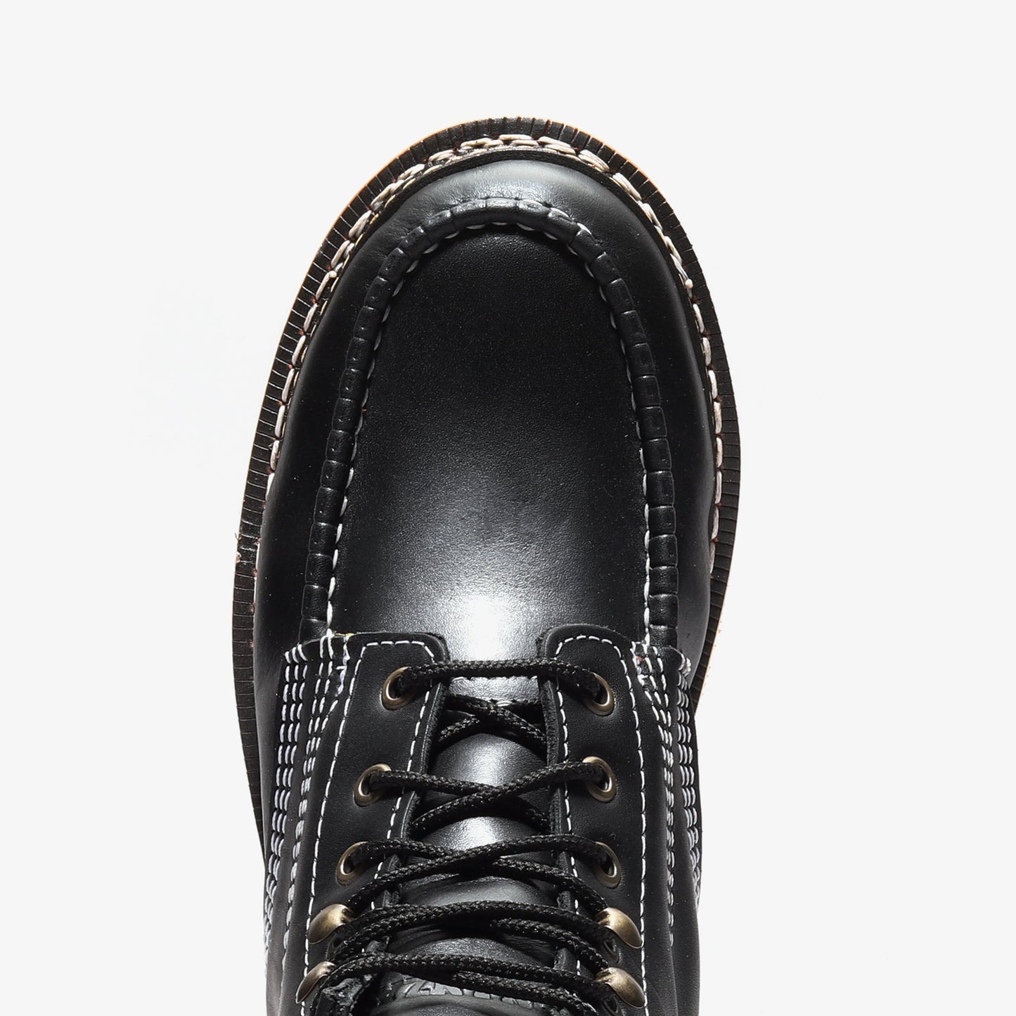 FRONTIER CLASSIC 6" MOC TOE (STEEL TOE) JET BLACK Bonanza Boots