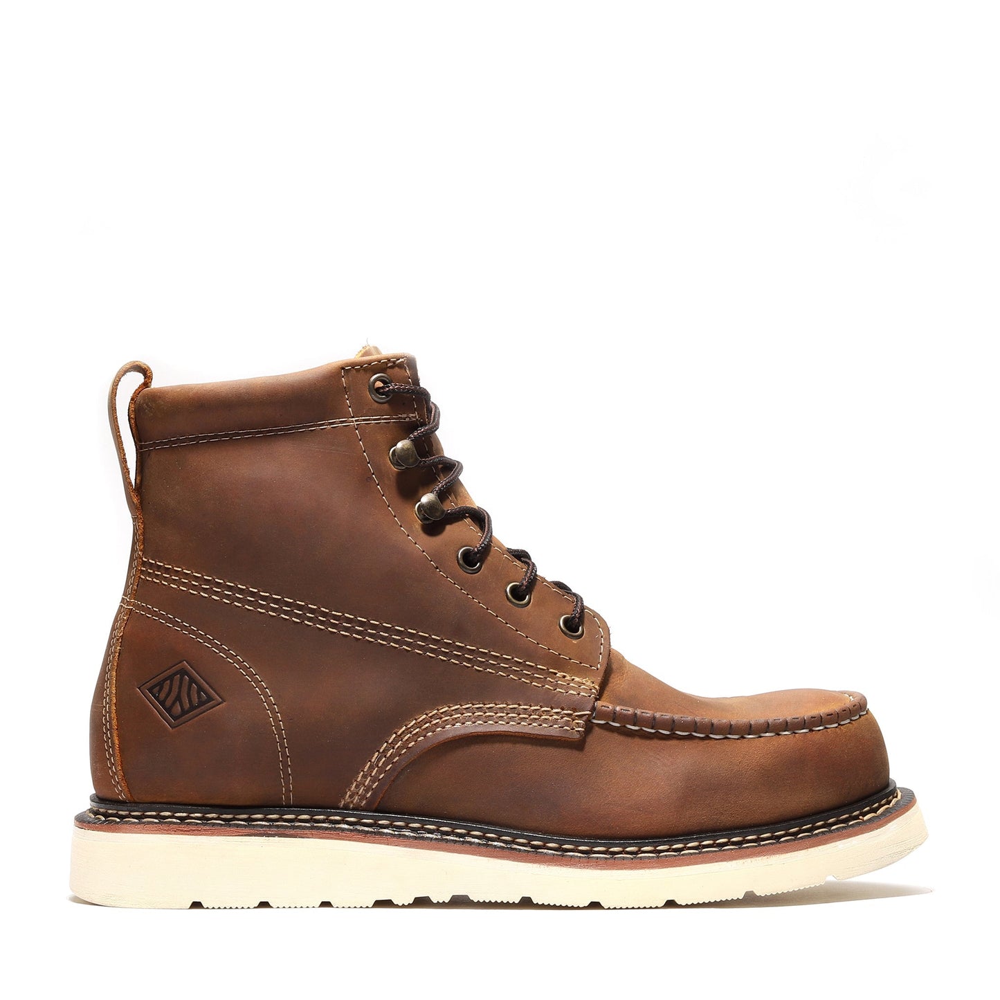 FRONTIER CLASSIC 6" MOC TOE CRAZY BROWN Bonanza Boots