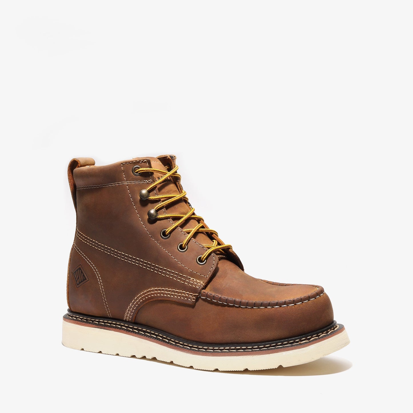 FRONTIER CLASSIC 6" MOC TOE CRAZY BROWN Bonanza Boots
