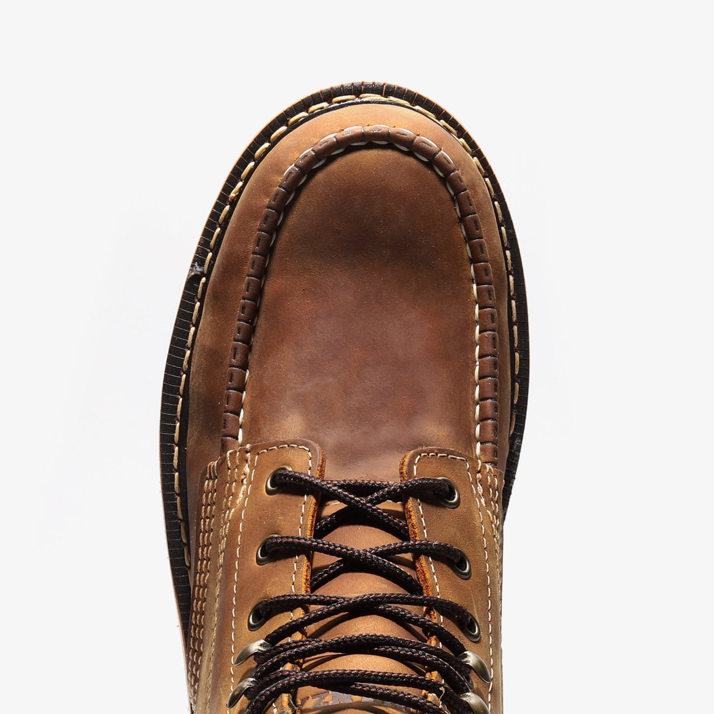 FRONTIER CLASSIC 6" MOC TOE (STEEL TOE) CRAZY BROWN Bonanza Boots