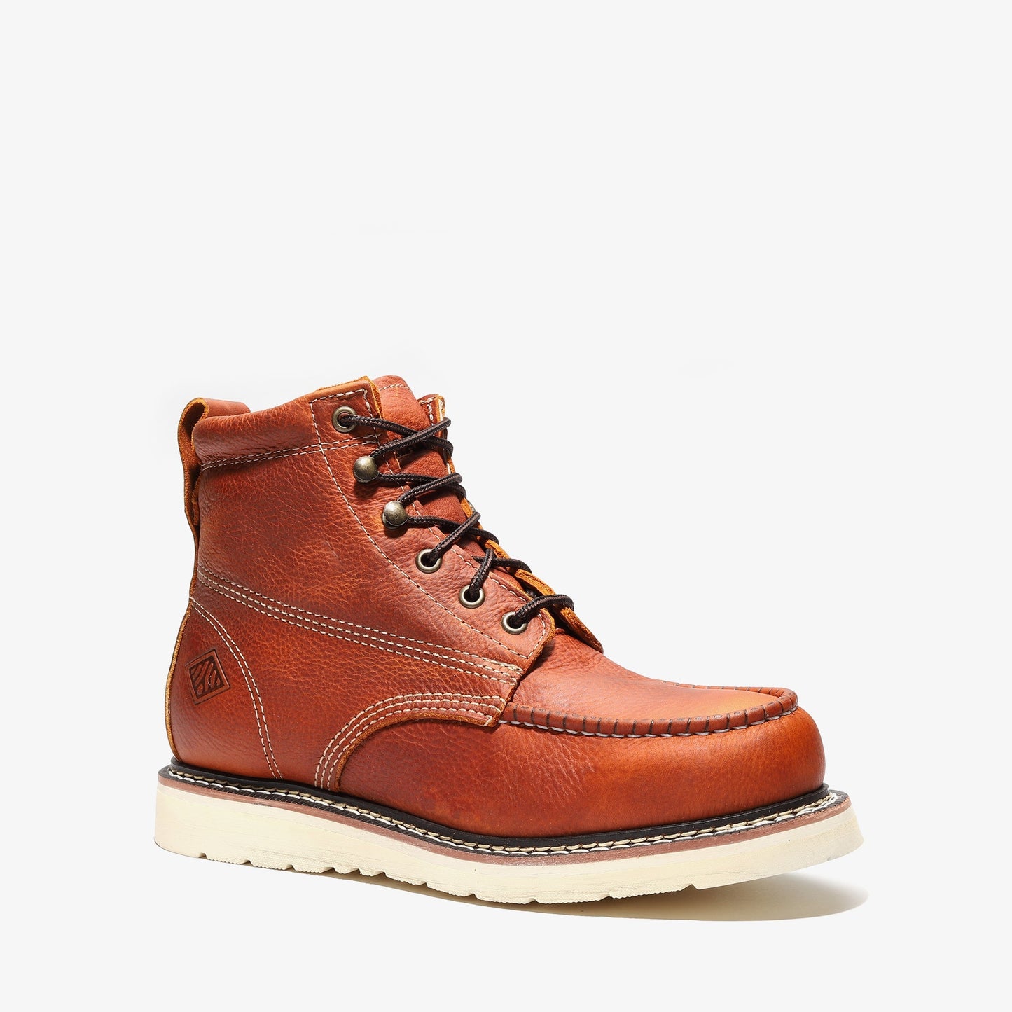 FRONTIER CLASSIC 6" MOC TOE (STEEL TOE) GOLDEN BROWN Bonanza Boots