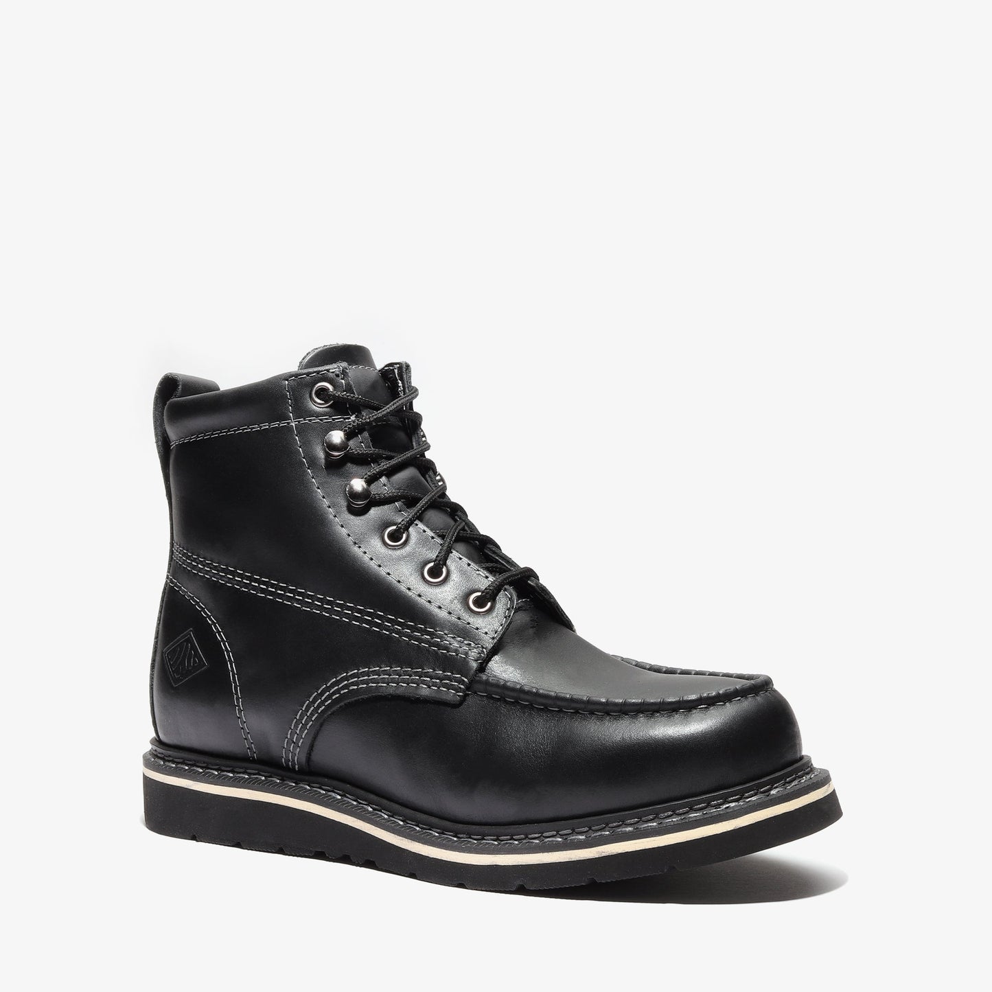 FRONTIER CLASSIC 6" MOC TOE JET BLACK Bonanza Boots