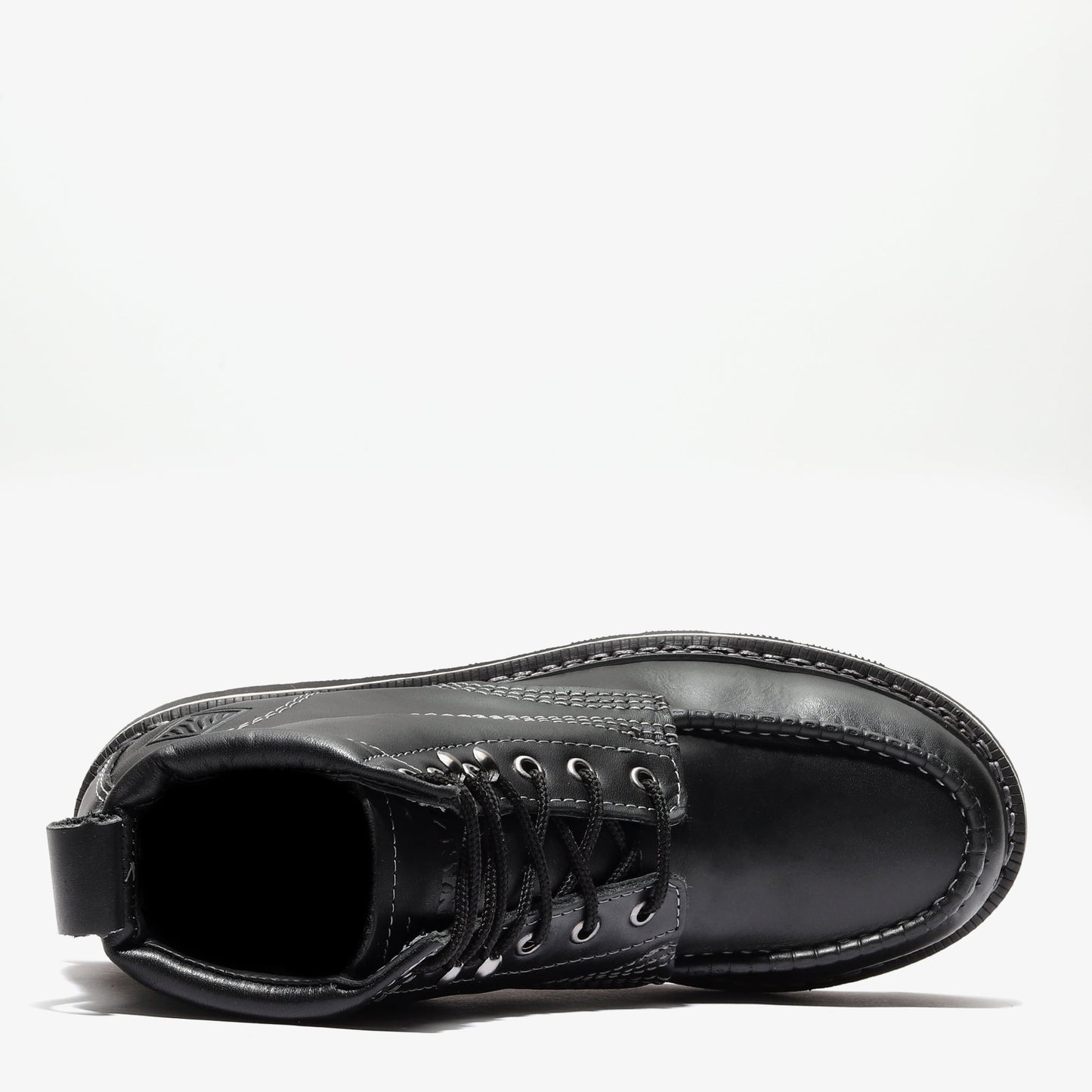 FRONTIER CLASSIC 6" MOC TOE JET BLACK Bonanza Boots