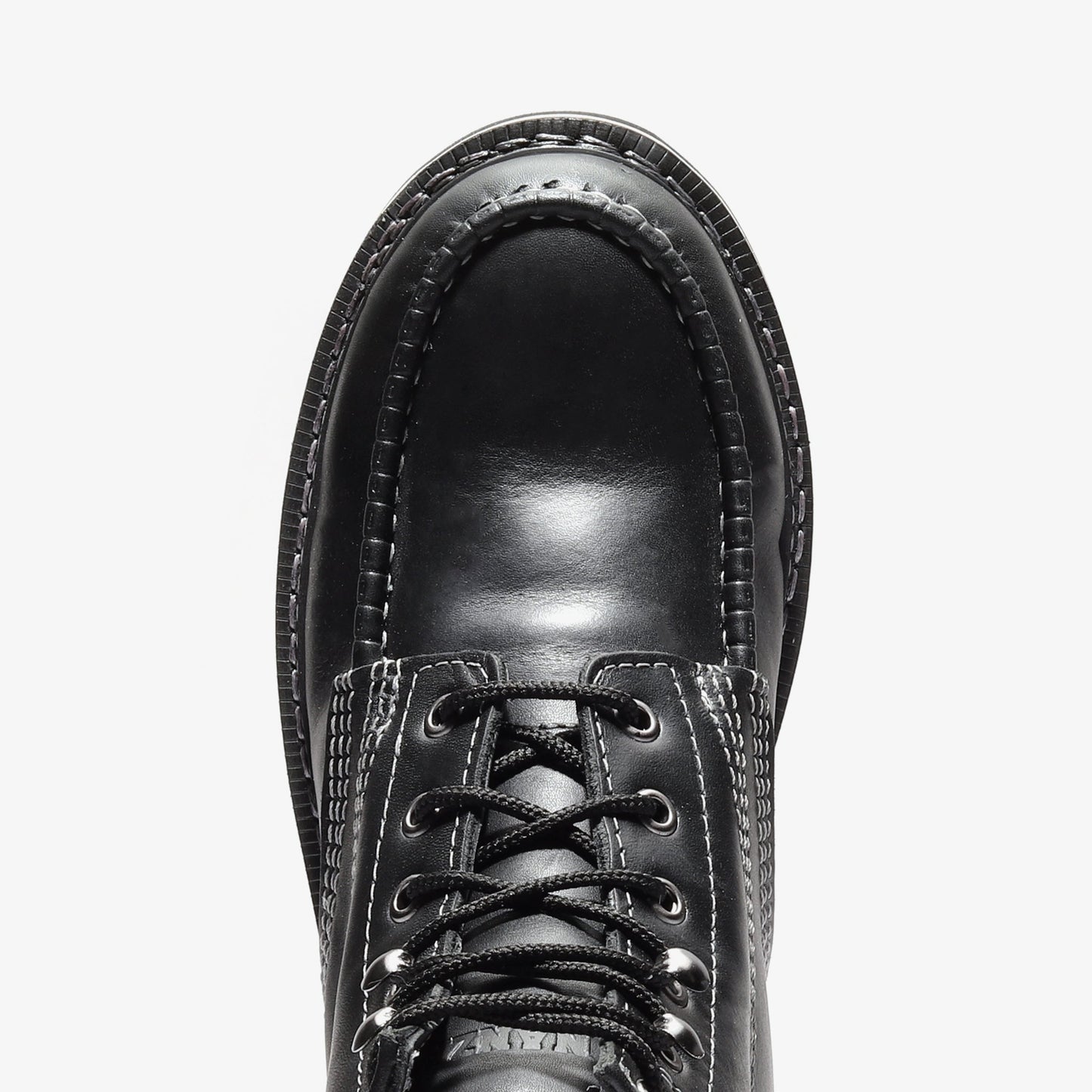 FRONTIER CLASSIC 6" MOC TOE JET BLACK Bonanza Boots
