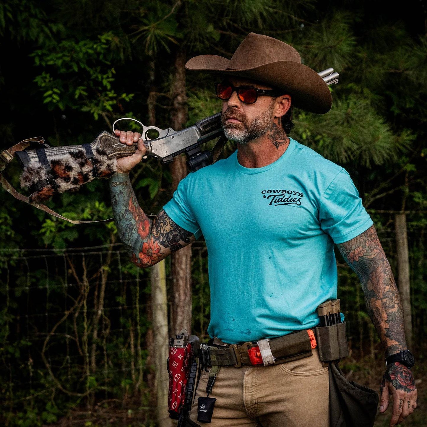Life Ain't Always Cowboys and Tiddies Men's T-Shirt DIRTY COWBOY MFG