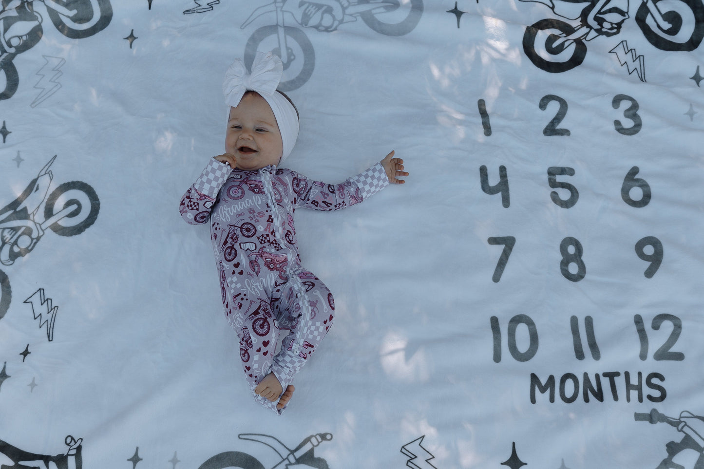 Moto Milestone Blanket Strictly Wild