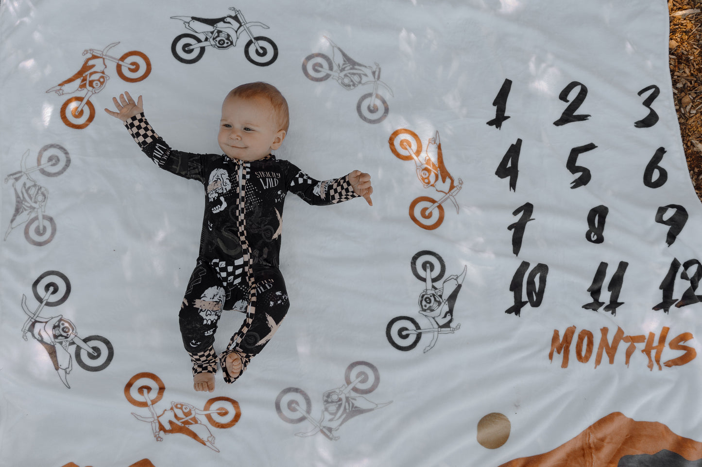 Sunset Cruise Milestone Blanket Strictly Wild
