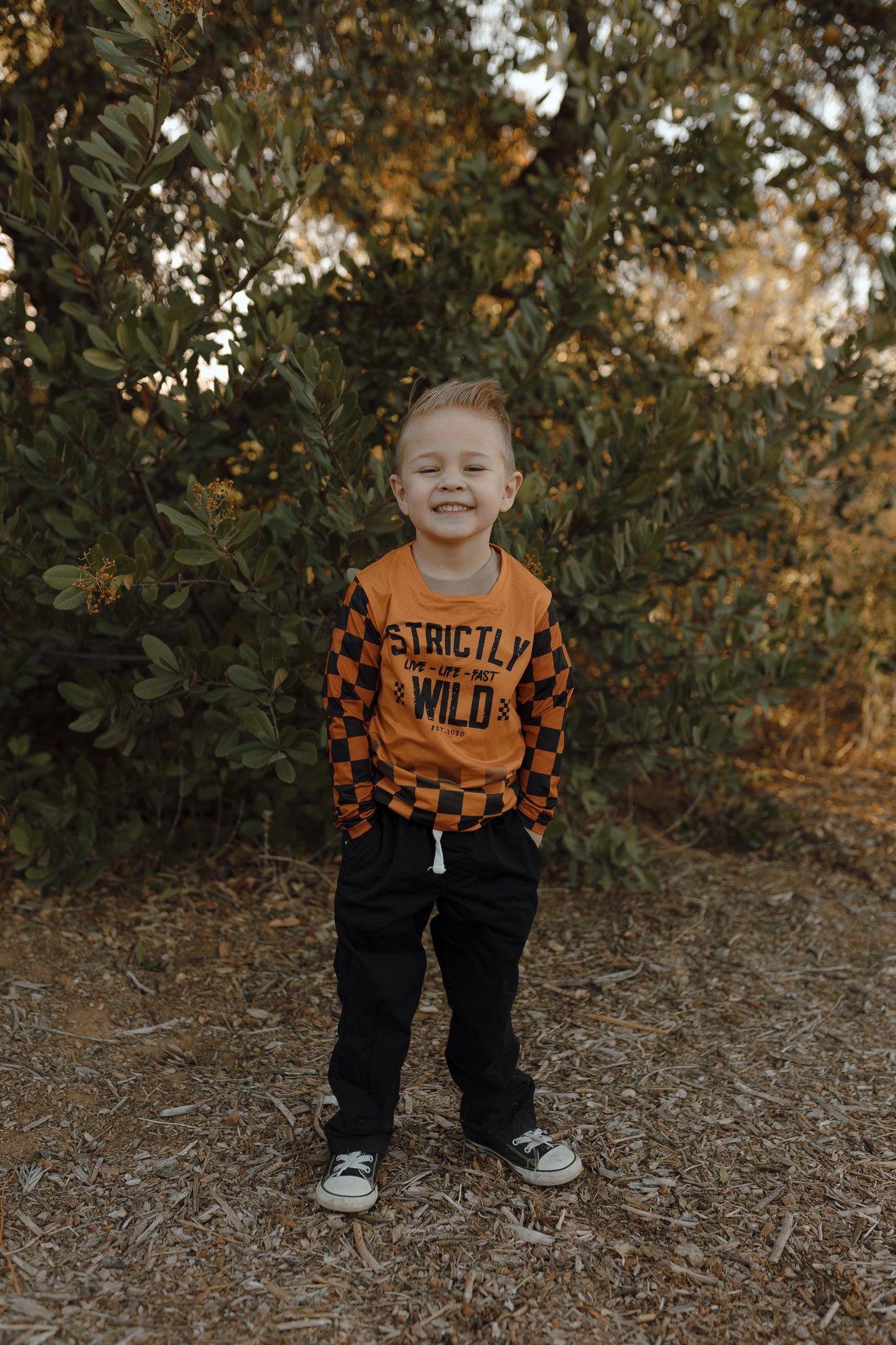 Citrus Check Jersey (2T - 2XL) Strictly Wild