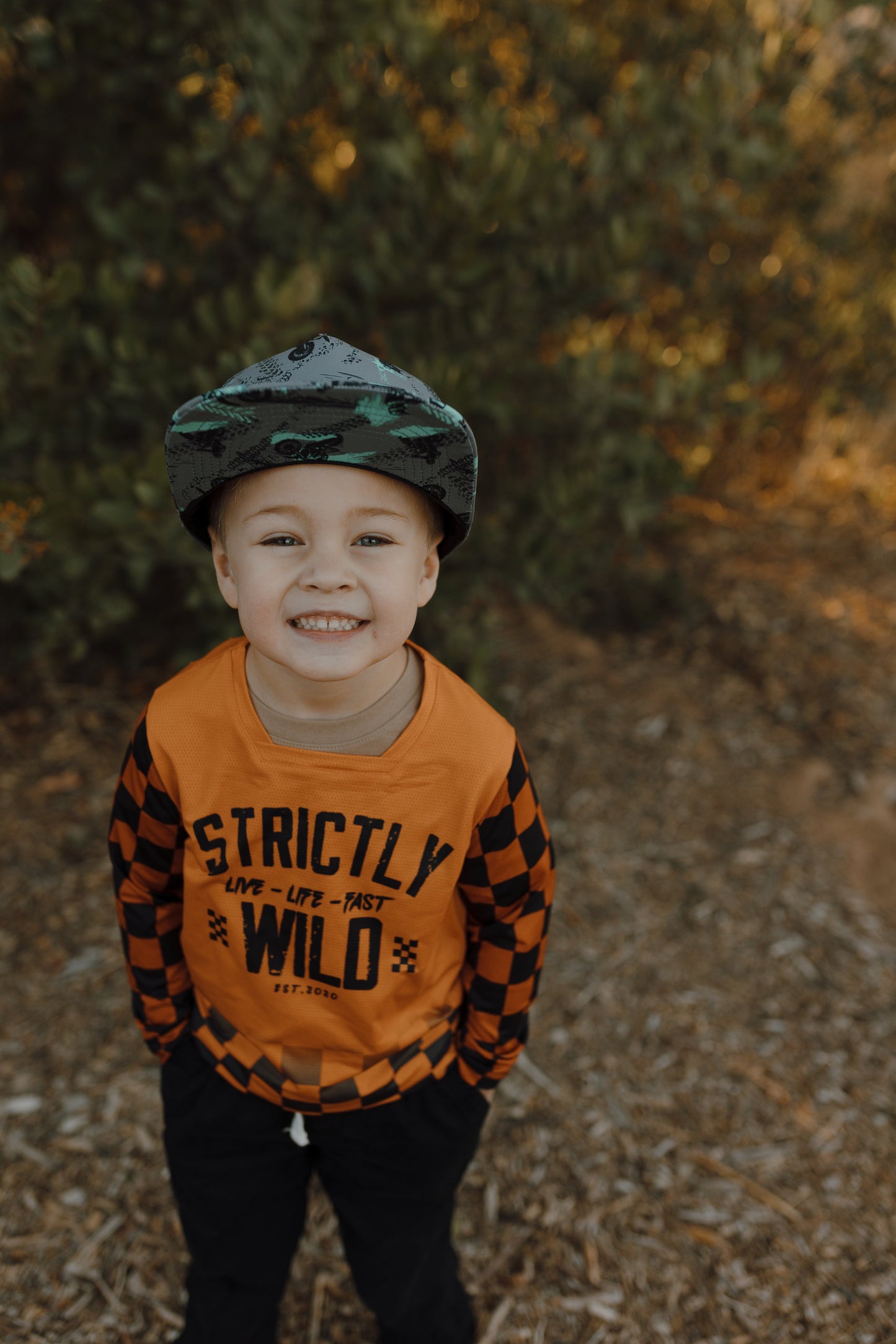 Citrus Check Jersey (2T - 2XL) Strictly Wild