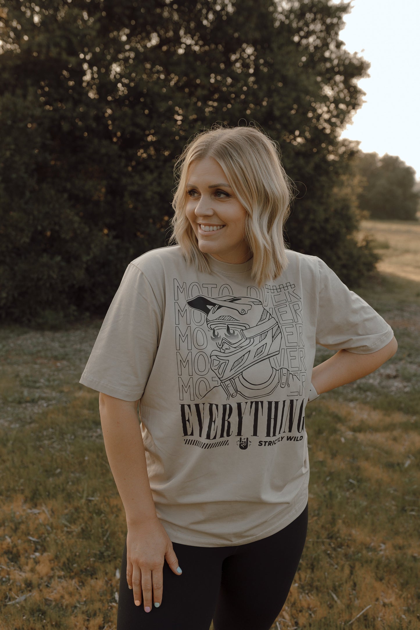 Moto Over Everything T-Shirt Strictly Wild