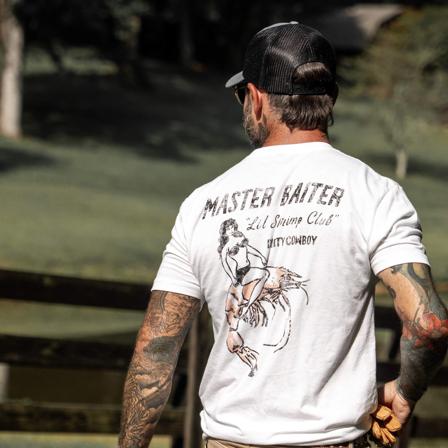 Master Baiter "Lil Shrimp Club" Men's T-Shirt DIRTY COWBOY MFG