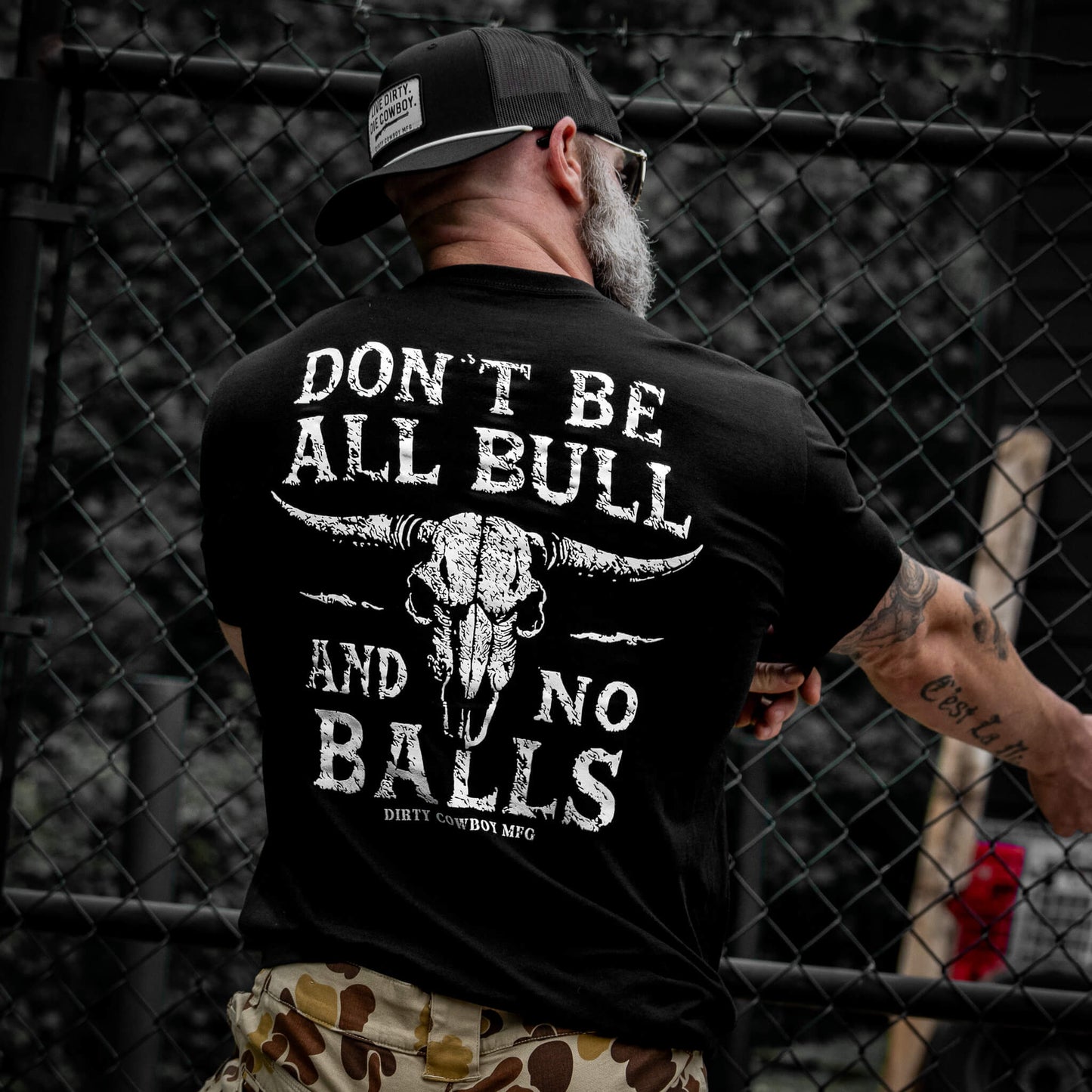 Don't Be All Bull And No Balls Men's T-Shirt DIRTY COWBOY MFG