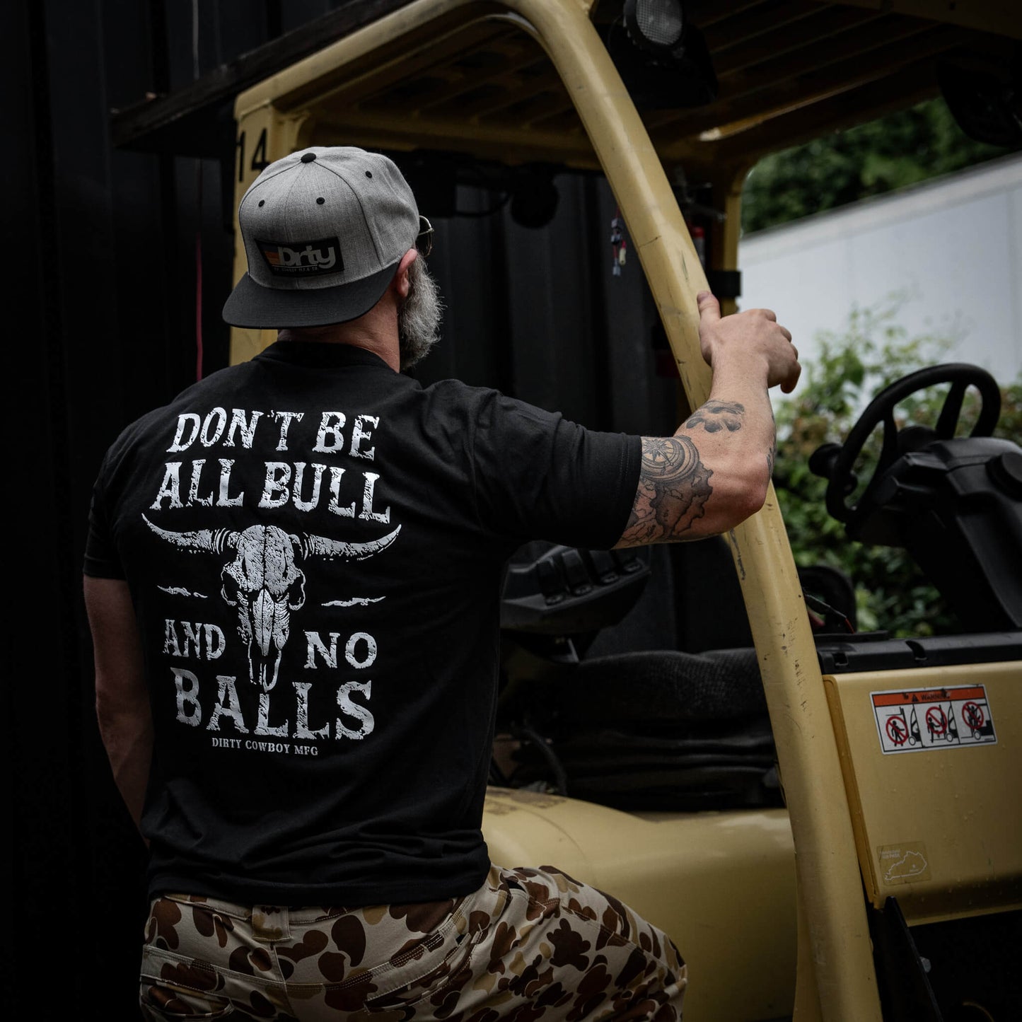 Don't Be All Bull And No Balls Men's T-Shirt DIRTY COWBOY MFG