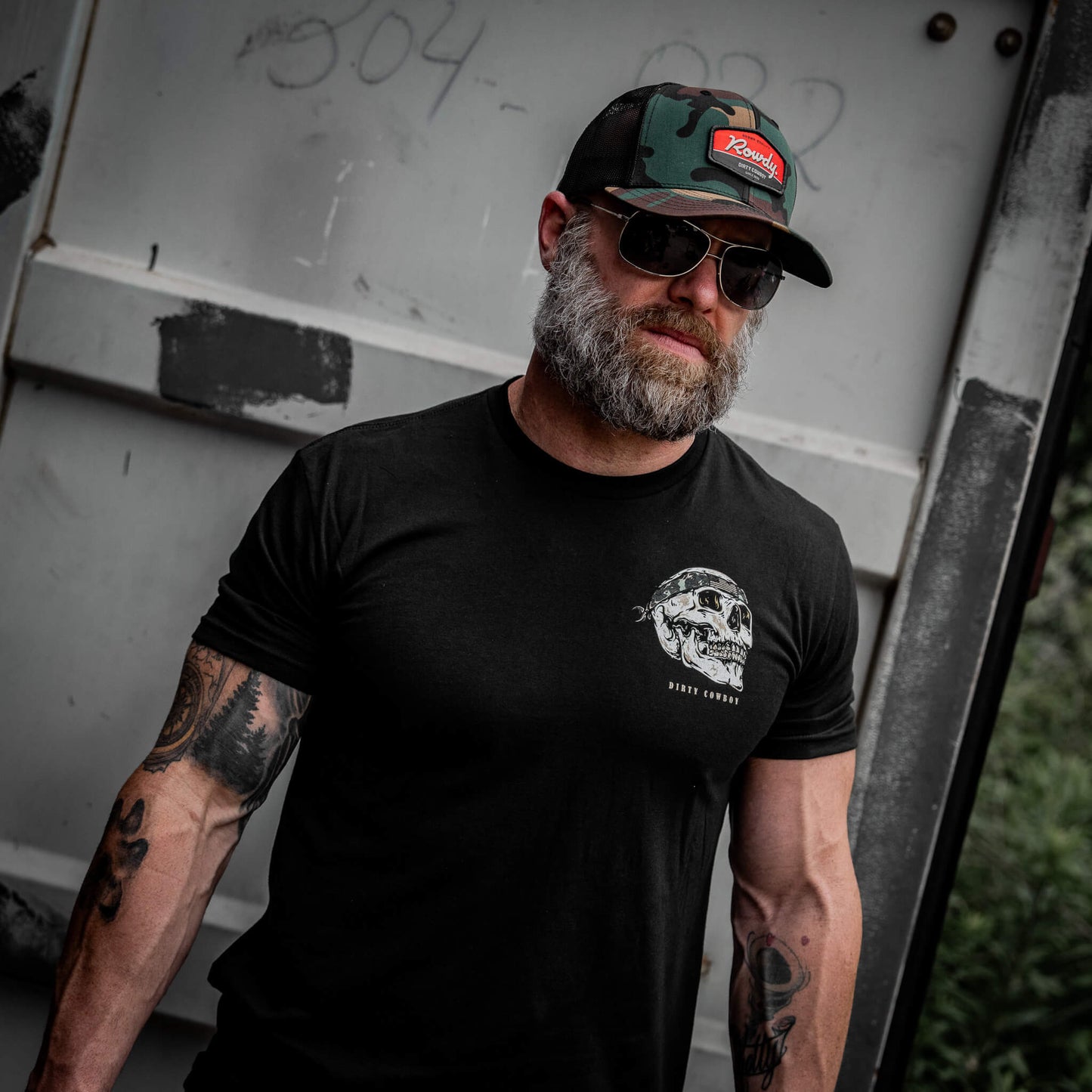 Work Hard Play Harder Men's T-Shirt DIRTY COWBOY MFG