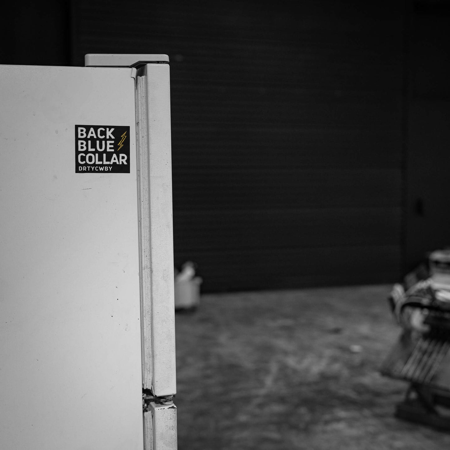 Back Blue Collar Decal DIRTY COWBOY MFG