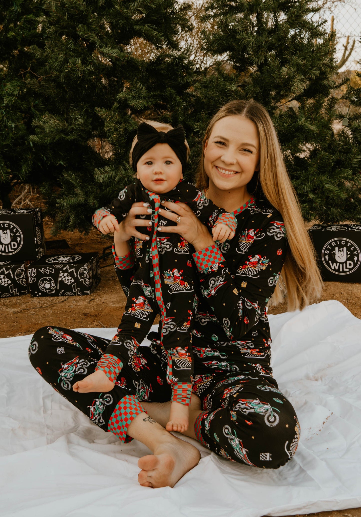 Santas Speedy Sleigh Zip Up Pajamas *PREORDER - SHIPPING OUT BETWEEN NOV 10-17* Strictly Wild