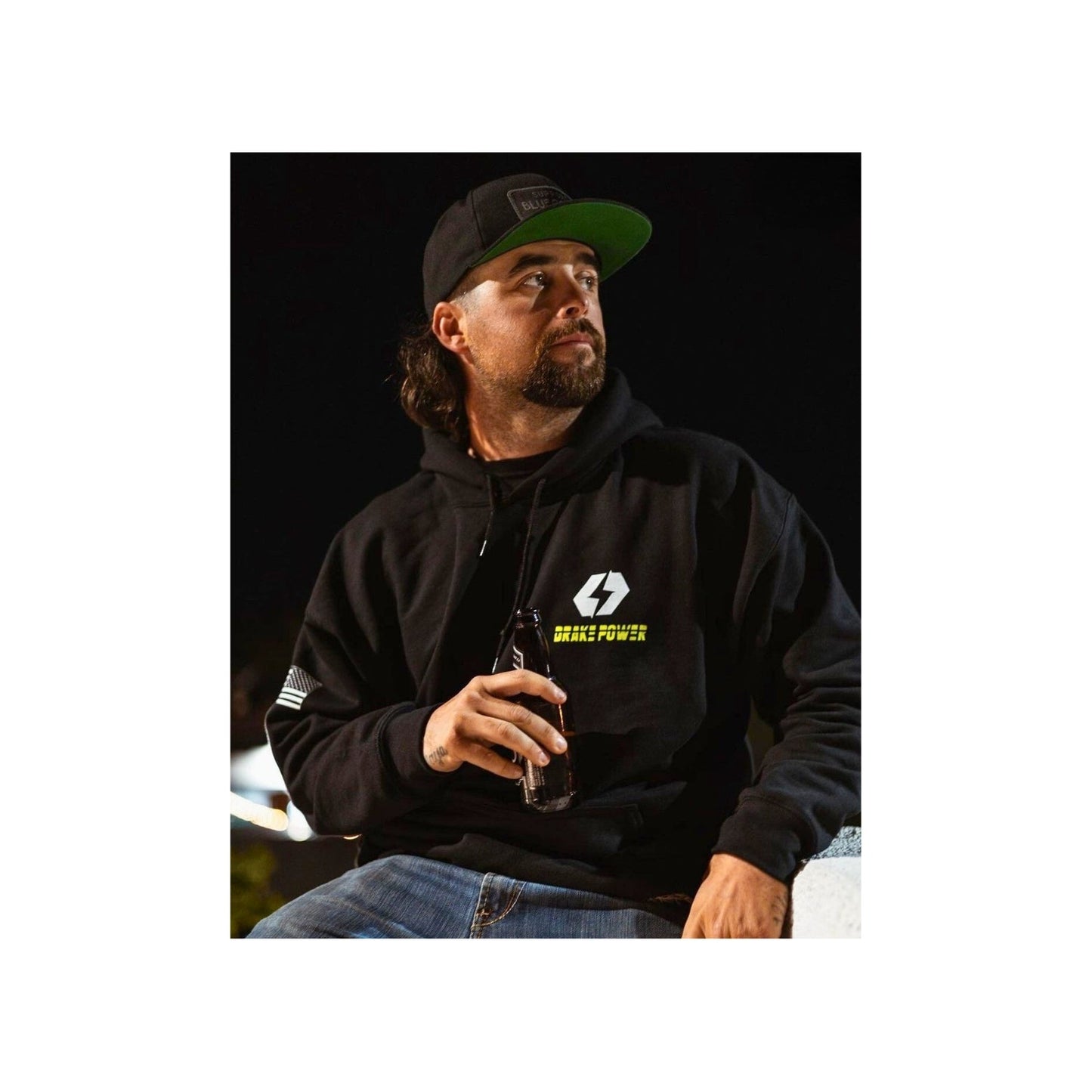CLASSIC HI-VIZ DP PULLOVER HOODIE - Rustic Voltage Co Drake Power
