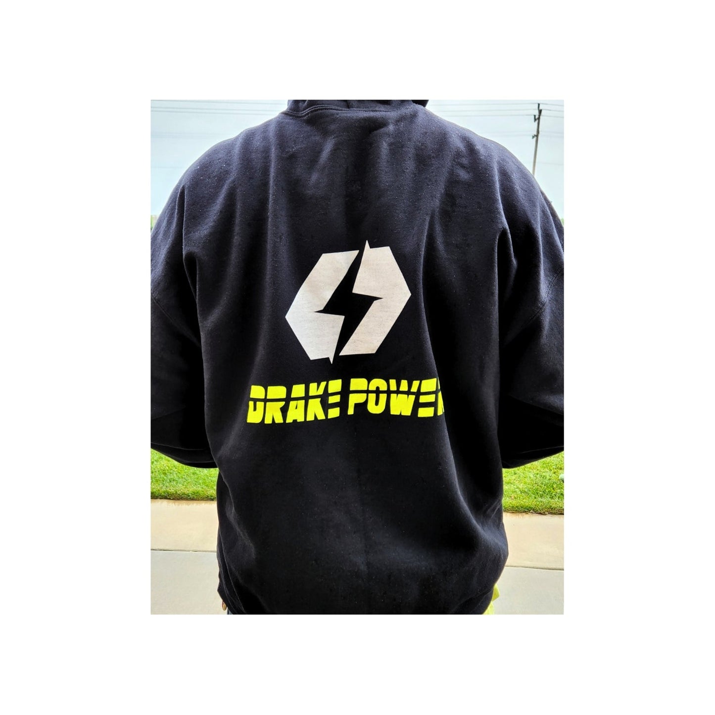 CLASSIC HI-VIZ DP PULLOVER HOODIE - Rustic Voltage Co Drake Power