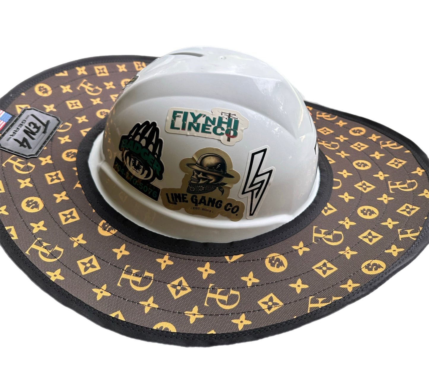 TG -Brown- Hard Hat Sun Shade Visor