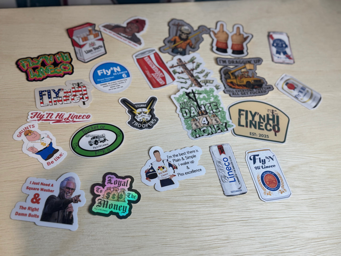 Master sticker pack. Fly’N Hi Lineco