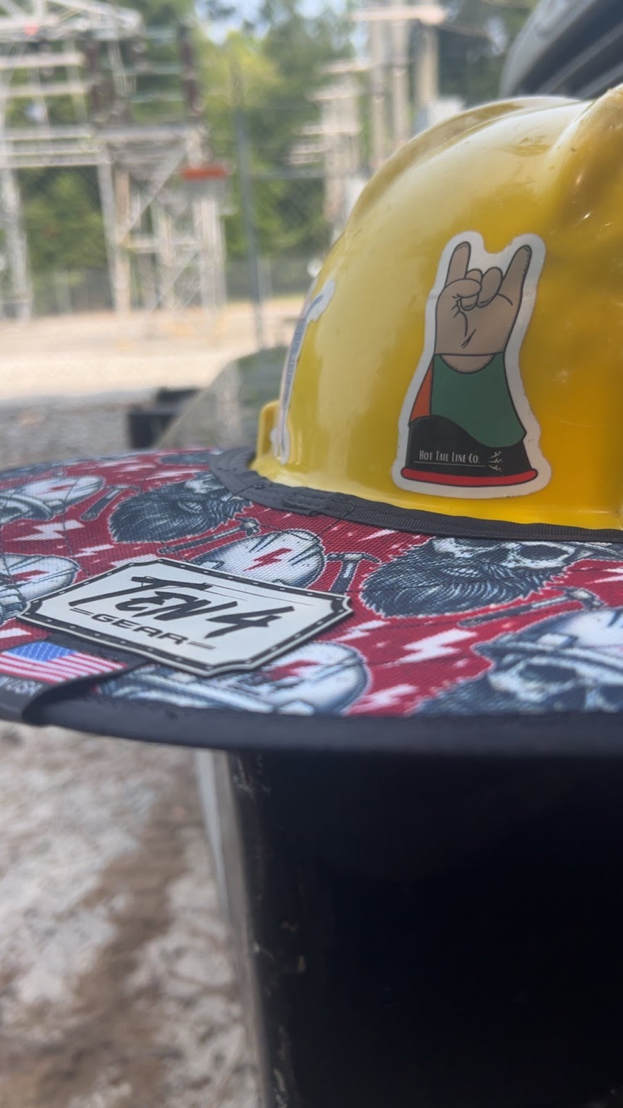 The Hoss - Hard Hat Sun Shade Visor - Rustic Voltage Co The Hoss - Hard Hat Sun Shade Visor Ten4 Gear Rustic Voltage Co