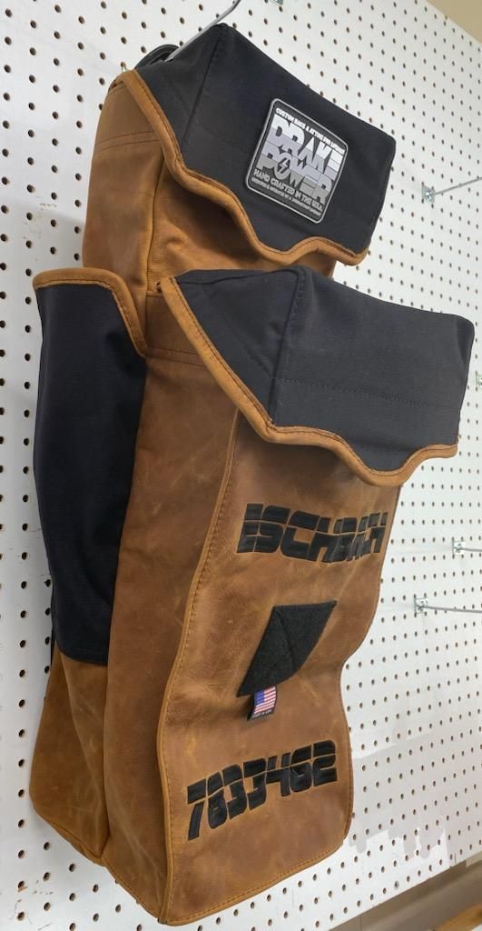 LEATHER BAGS - Rustic Voltage Co LEATHER BAGS Drake Power Leather Bags 450.00 Rustic Voltage Co Glove/Sleeve Bag-Brown Leather / Black Multicam Co