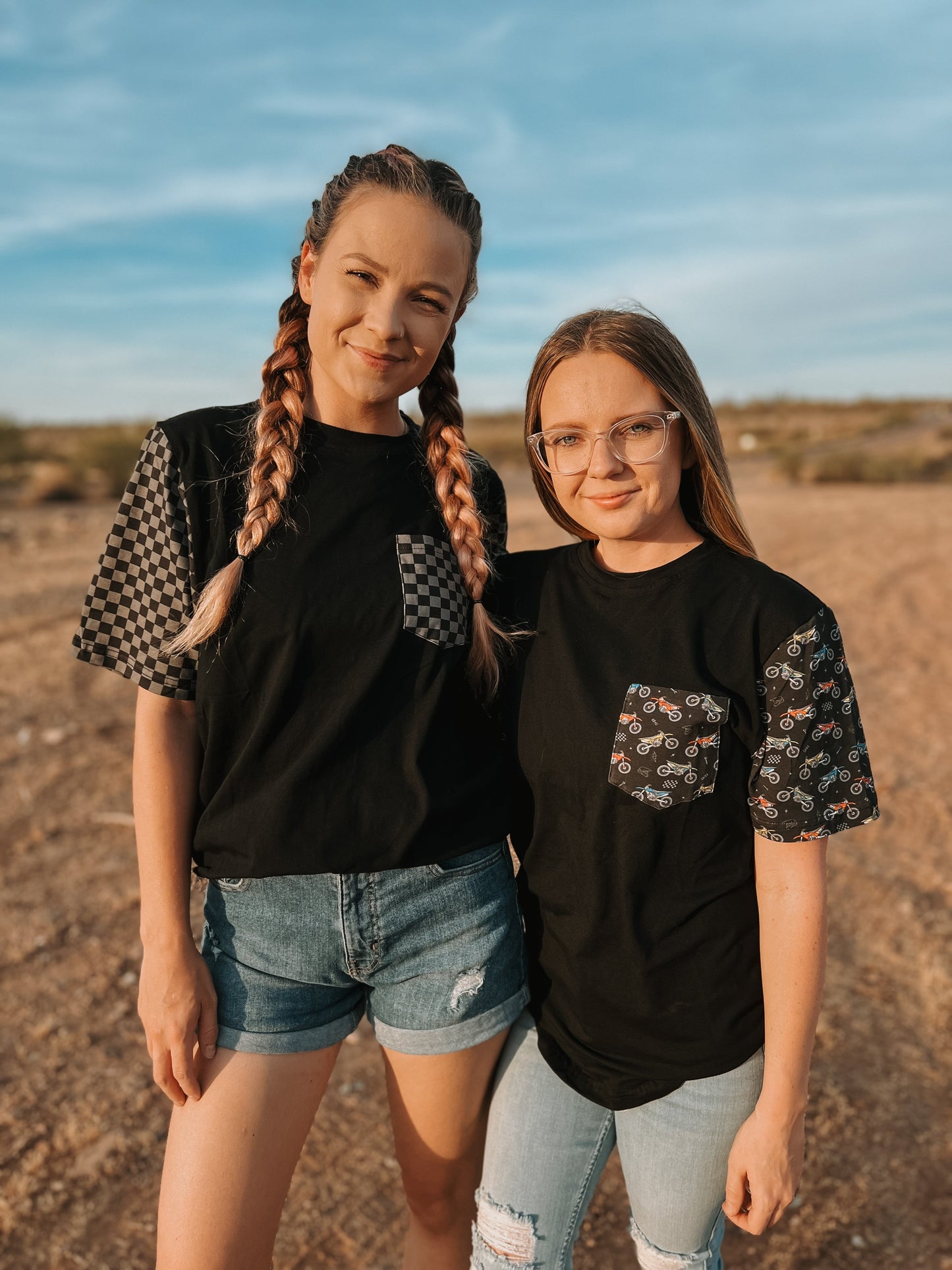 Bike Life Drop Cut Pocket T-Shirt Strictly Wild