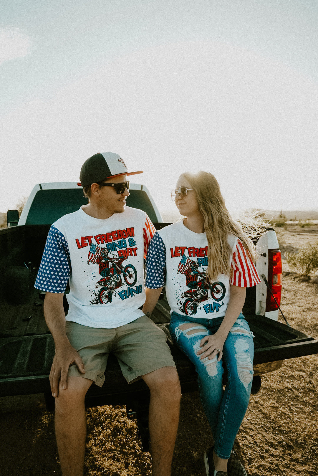 Let Freedom Ring & Dirt Fling T-Shirt Strictly Wild