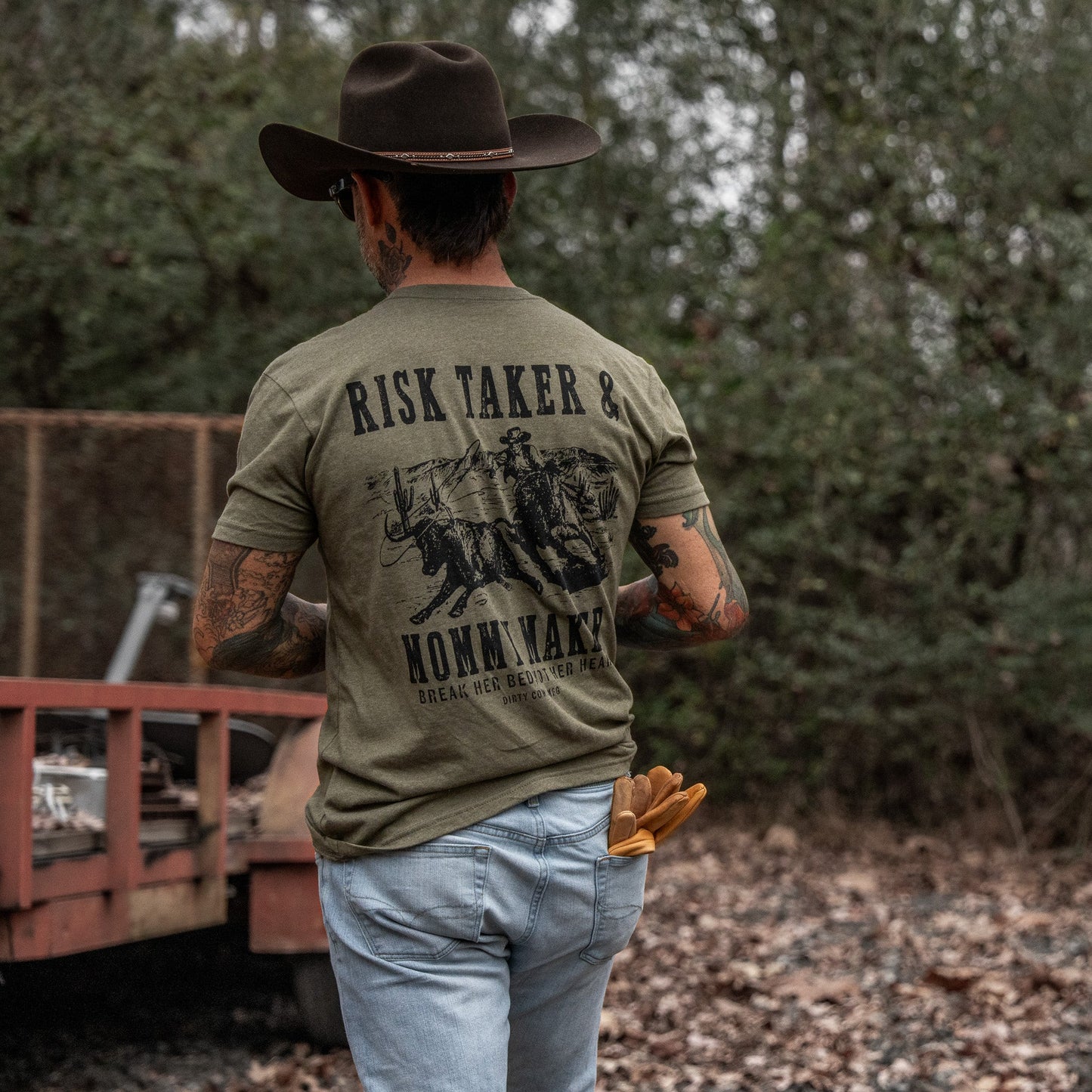 Risk Taker & Mommy Maker Men's T-Shirt