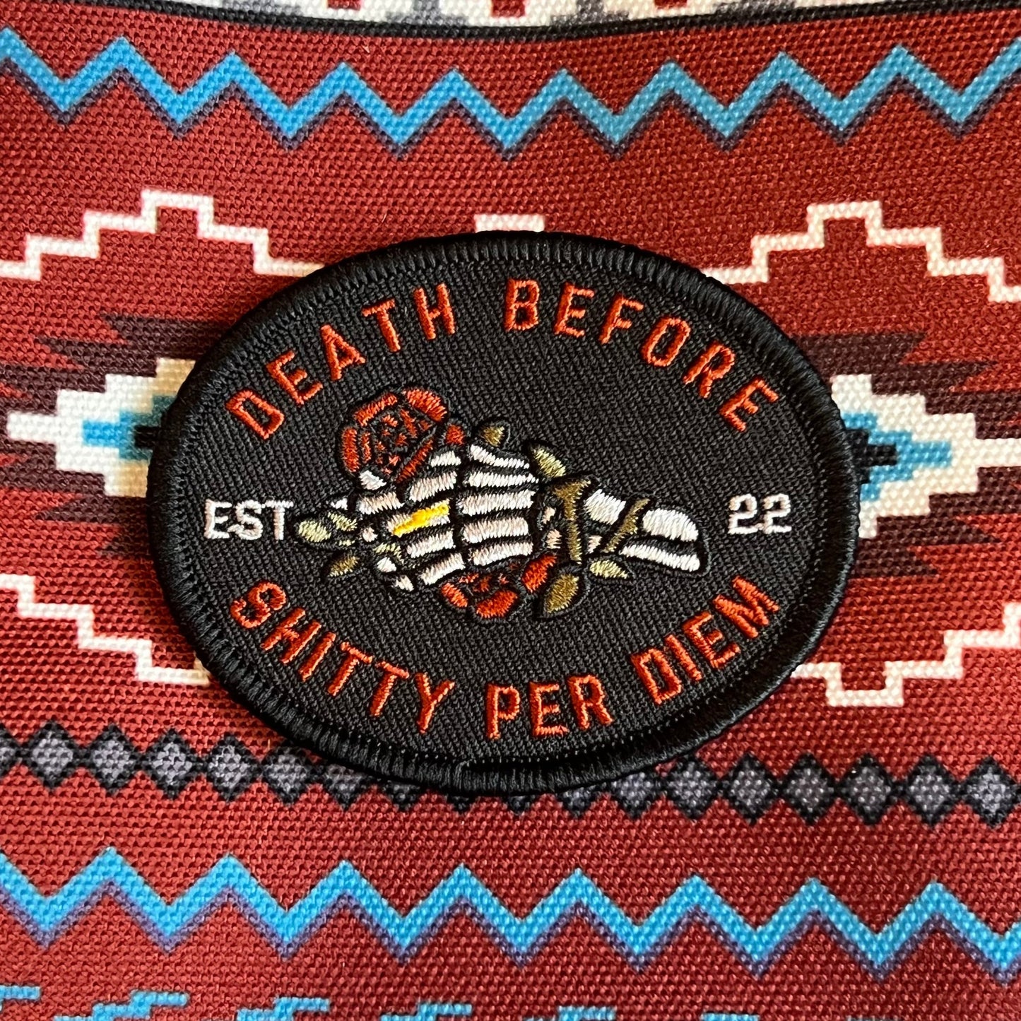 Shitty Per Diem Velcro Patch Half-Hitch-Line-Co