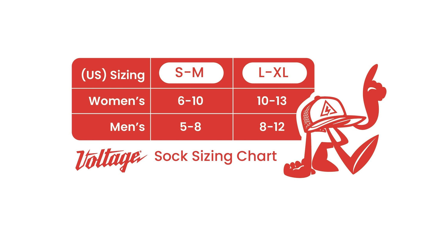 The Original Lucky Cotton Crew Socks VOLTAGE LTD