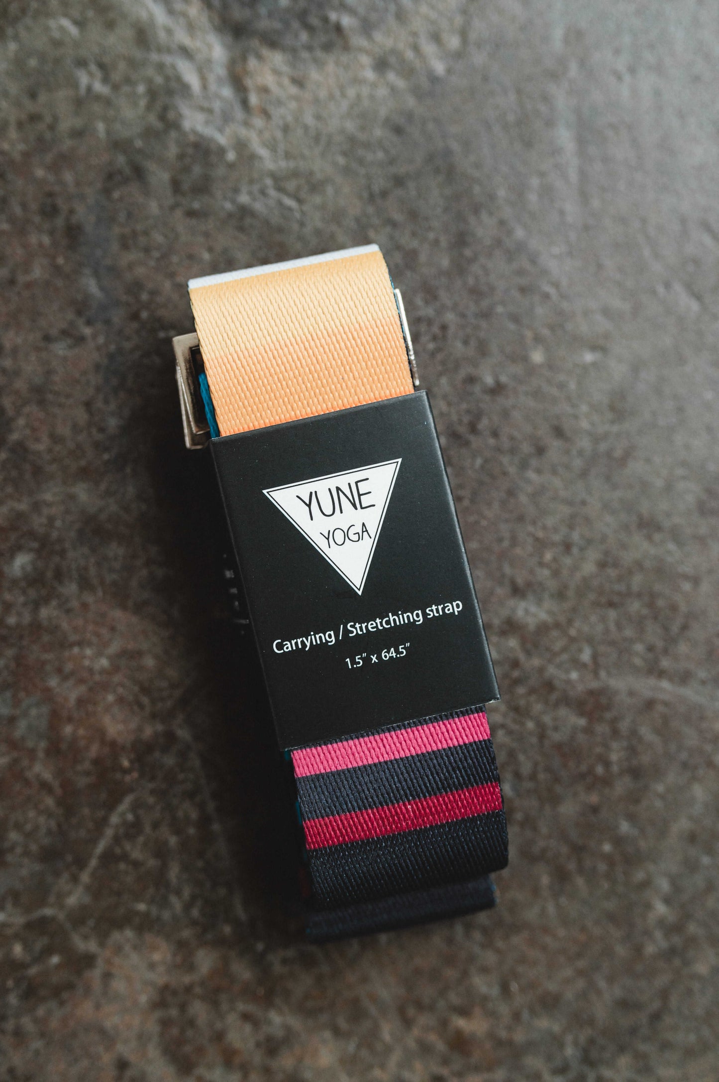 Yoga Strap | Stretching Strap | Metal Buckles | Blue | Yune Yoga | The Horatio