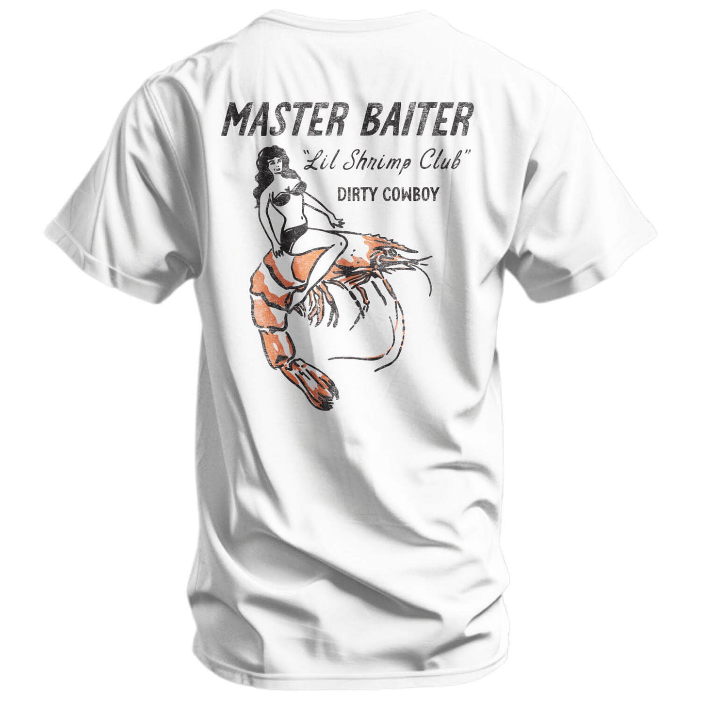 Master Baiter "Lil Shrimp Club" Men's T-Shirt DIRTY COWBOY MFG