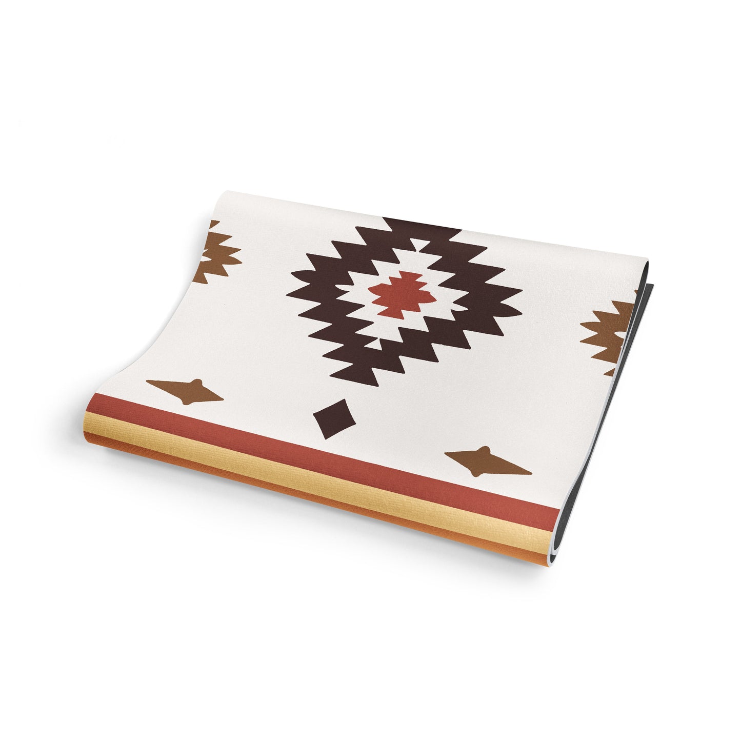 Yoga Mat | 6mm Thick | Multi Color Striped | Non-Slip | Eco Friendly | Yune Yoga | Elk Grove