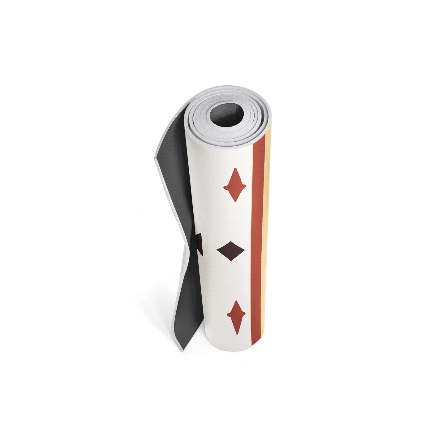Yoga Mat | 6mm Thick | Multi Color Striped | Non-Slip | Eco Friendly | Yune Yoga | Elk Grove