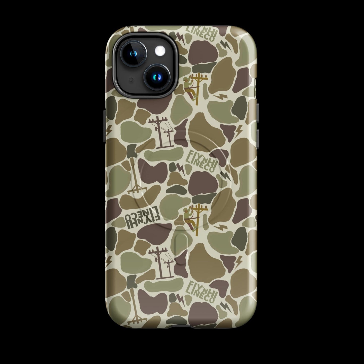 LineTrash Camo iphone case Fly’N Hi Lineco