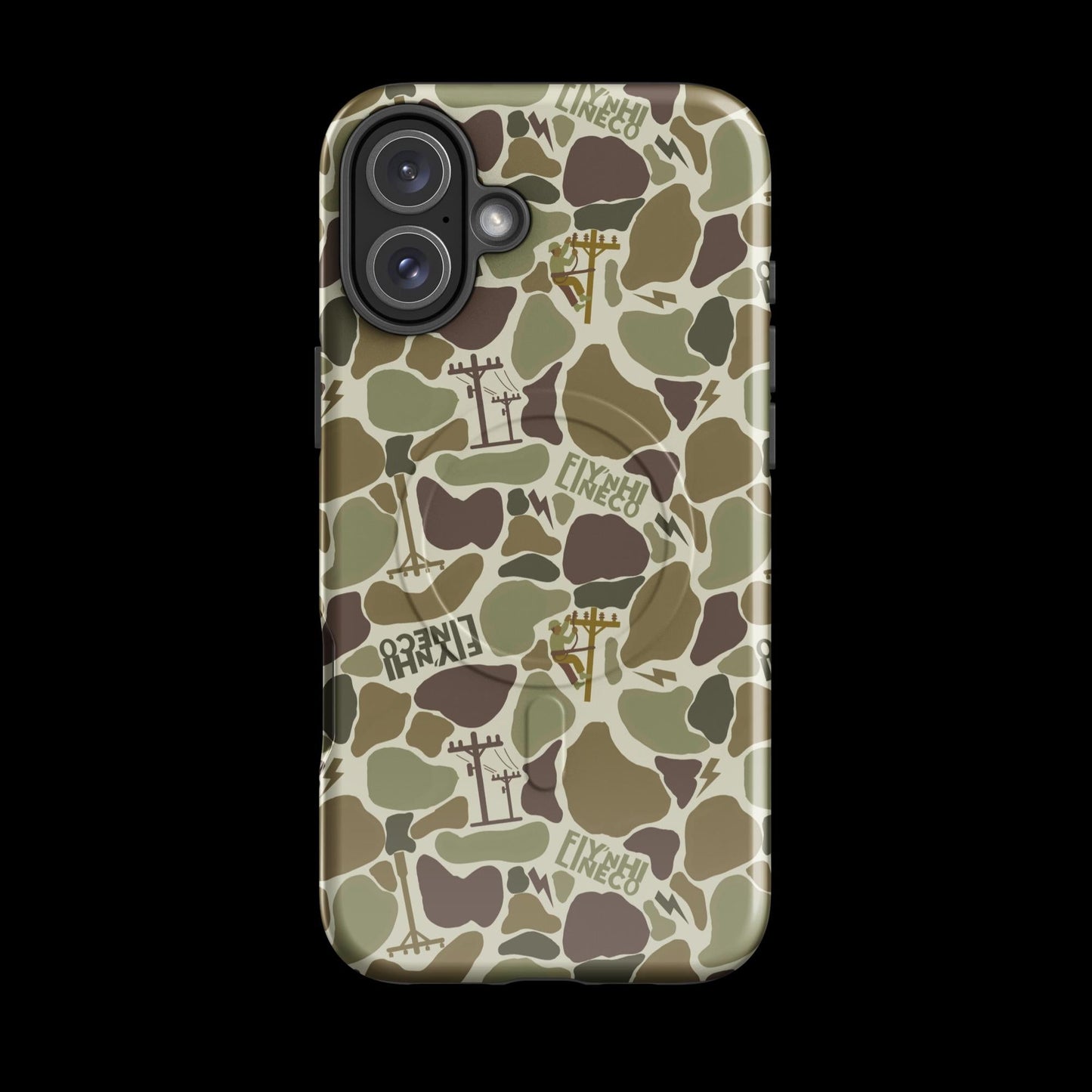 LineTrash Camo iphone case Fly’N Hi Lineco