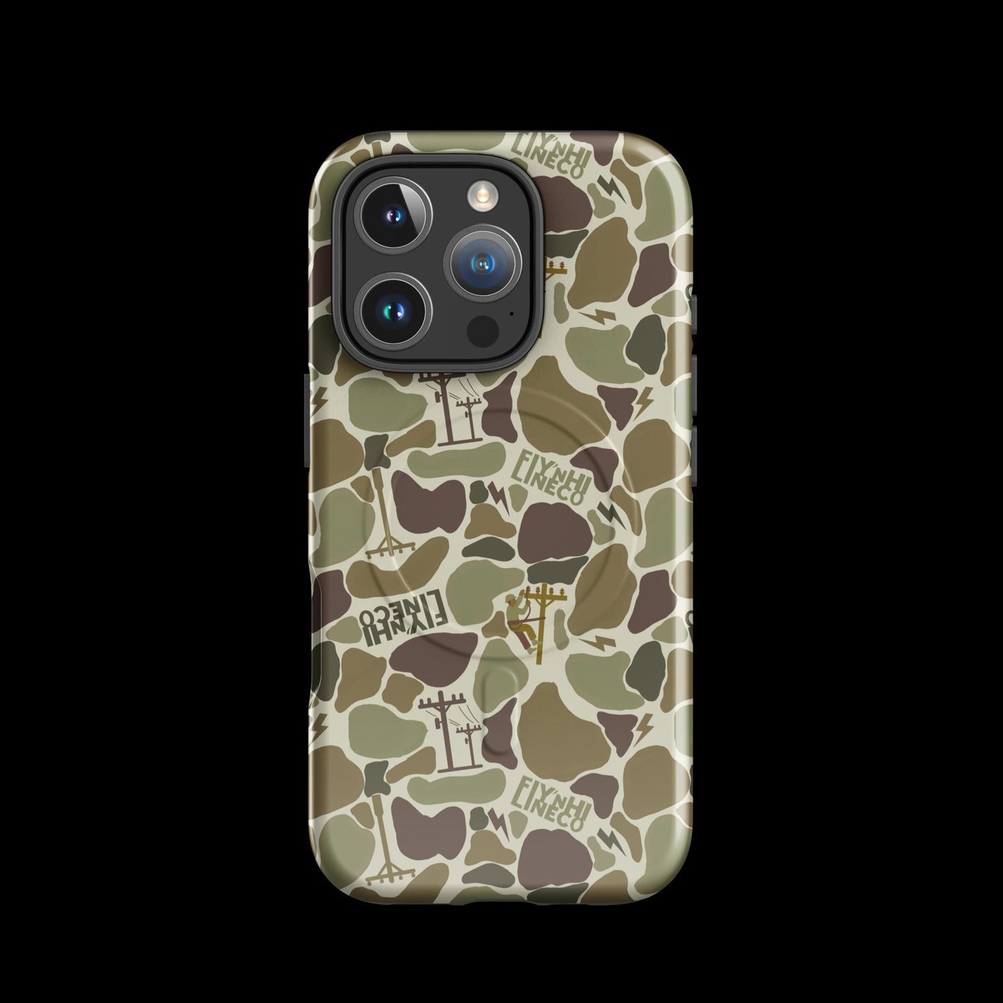 LineTrash Camo iphone case Fly’N Hi Lineco