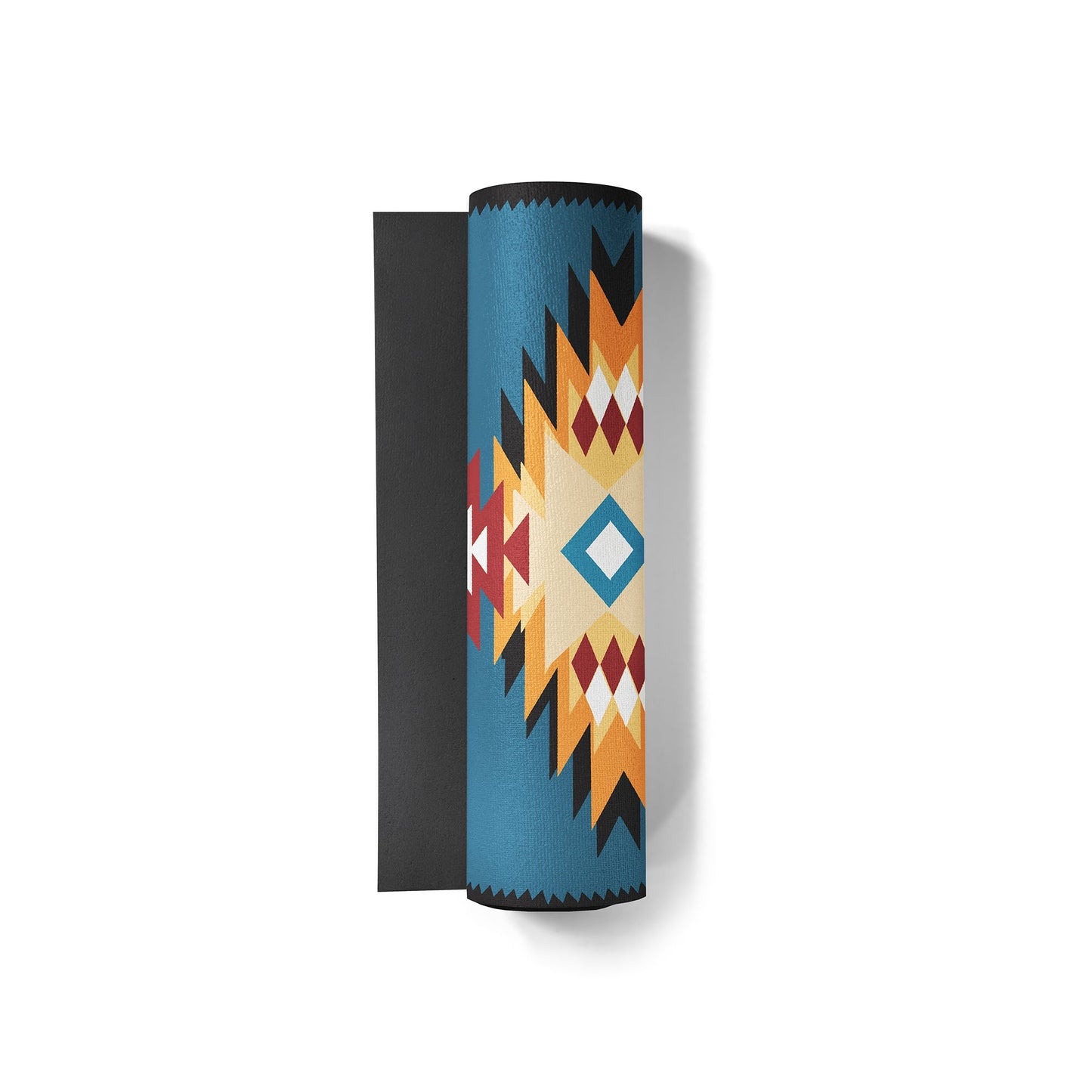 Yoga Mat | 6mm Thick | Multi Color Striped | Non-Slip | Eco Friendly | Yune Yoga | Snake River