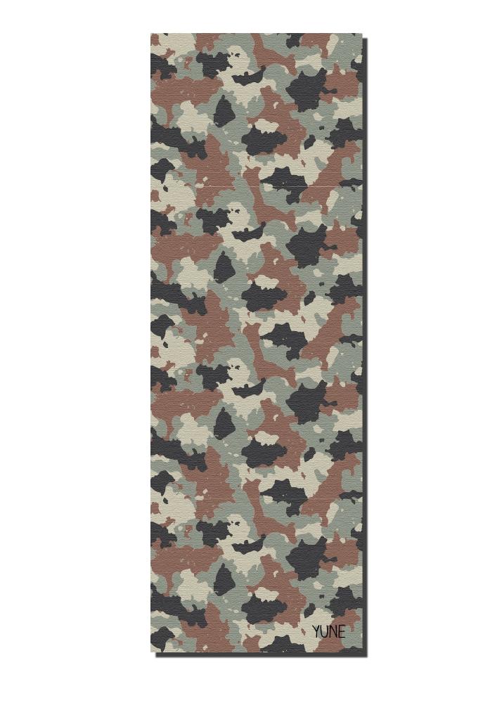 Yoga Mat | 6mm Thick | Camo | Non-Slip | Eco Friendly | Yune Yoga | Camo 3