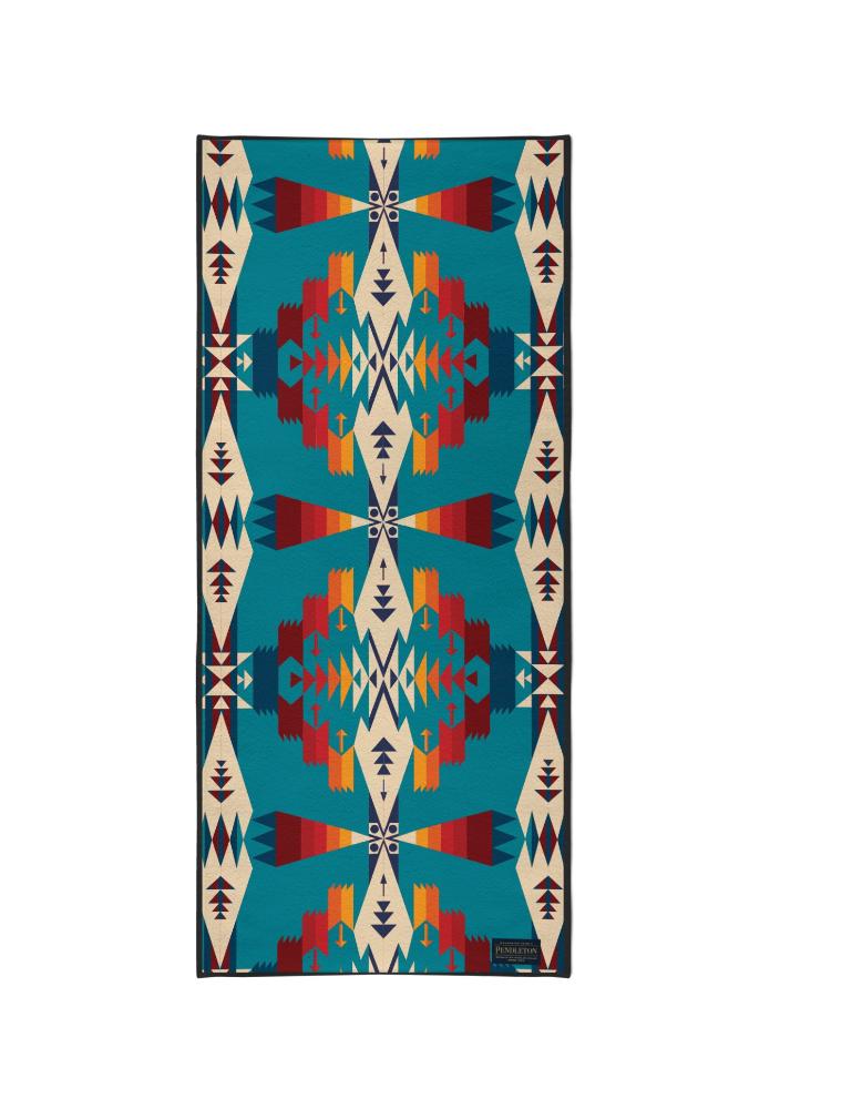 Yoga Towel | Lightweight | Turquoise | Silicon Non Slip Nubs | Microfiber | Yune Yoga | Tucson Turquoise